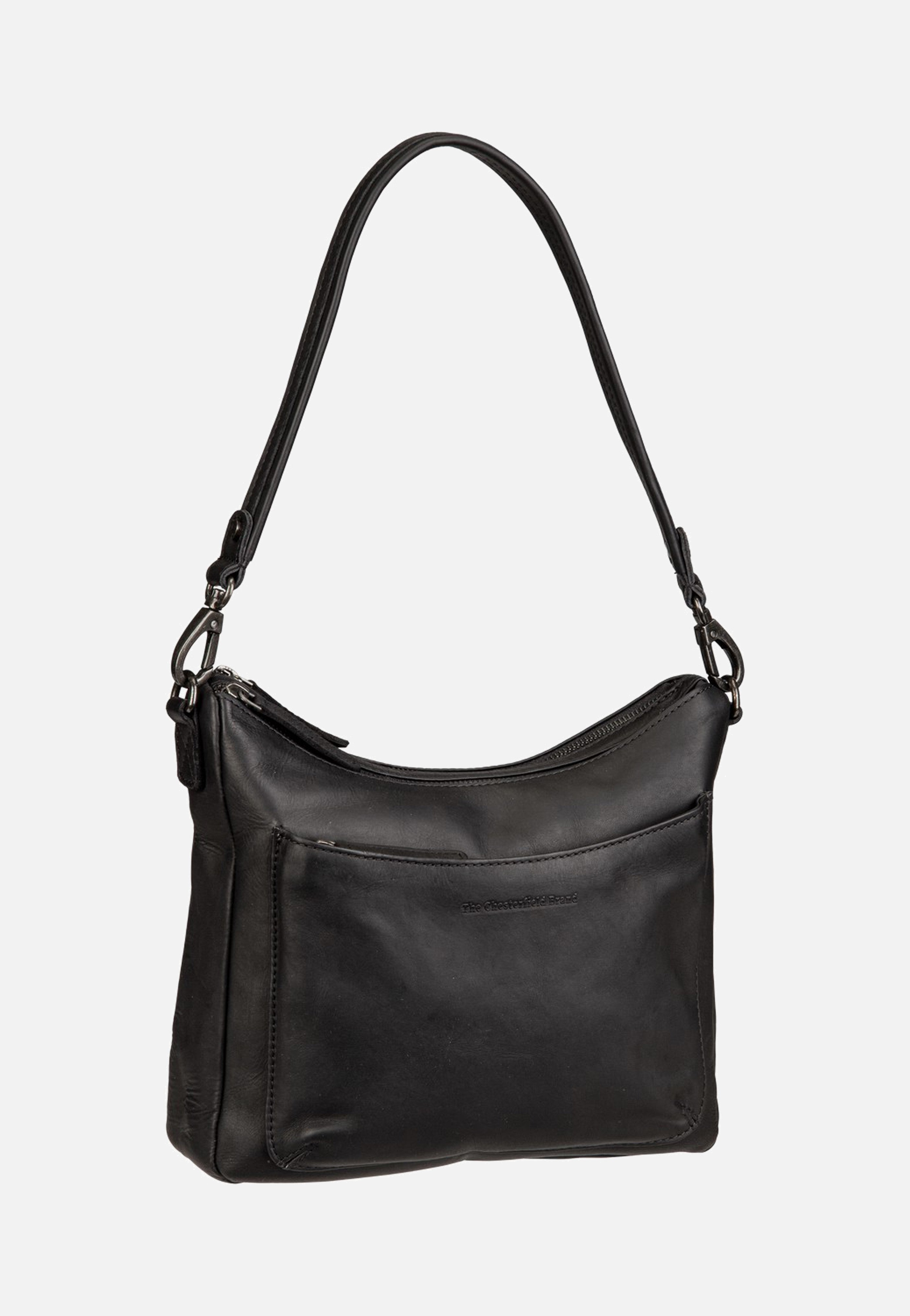 The Chesterfield Brand Tivra 1408 Black Schultertasche
