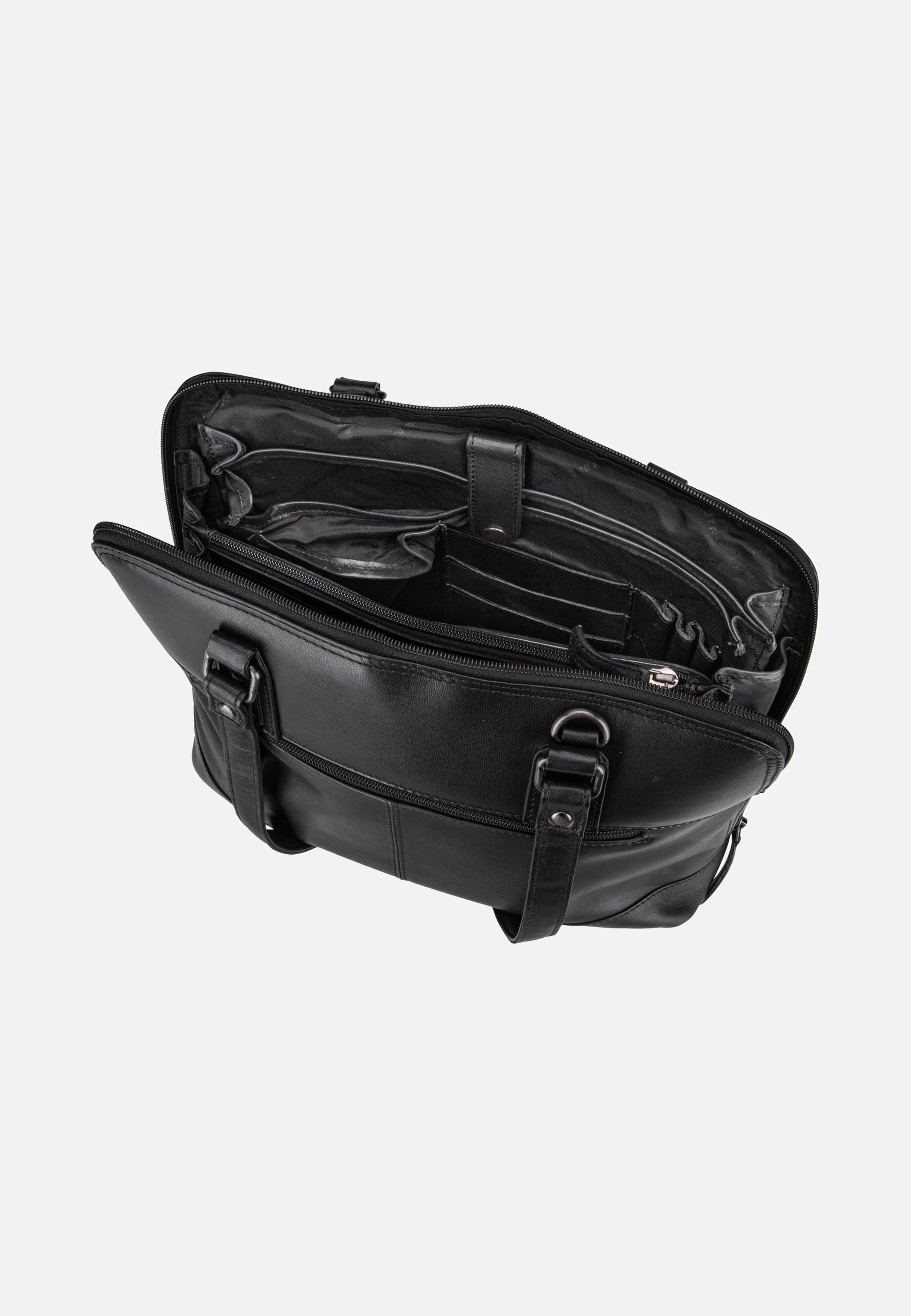 The Chesterfield Brand Viamonte 1392 Black Schultertasche