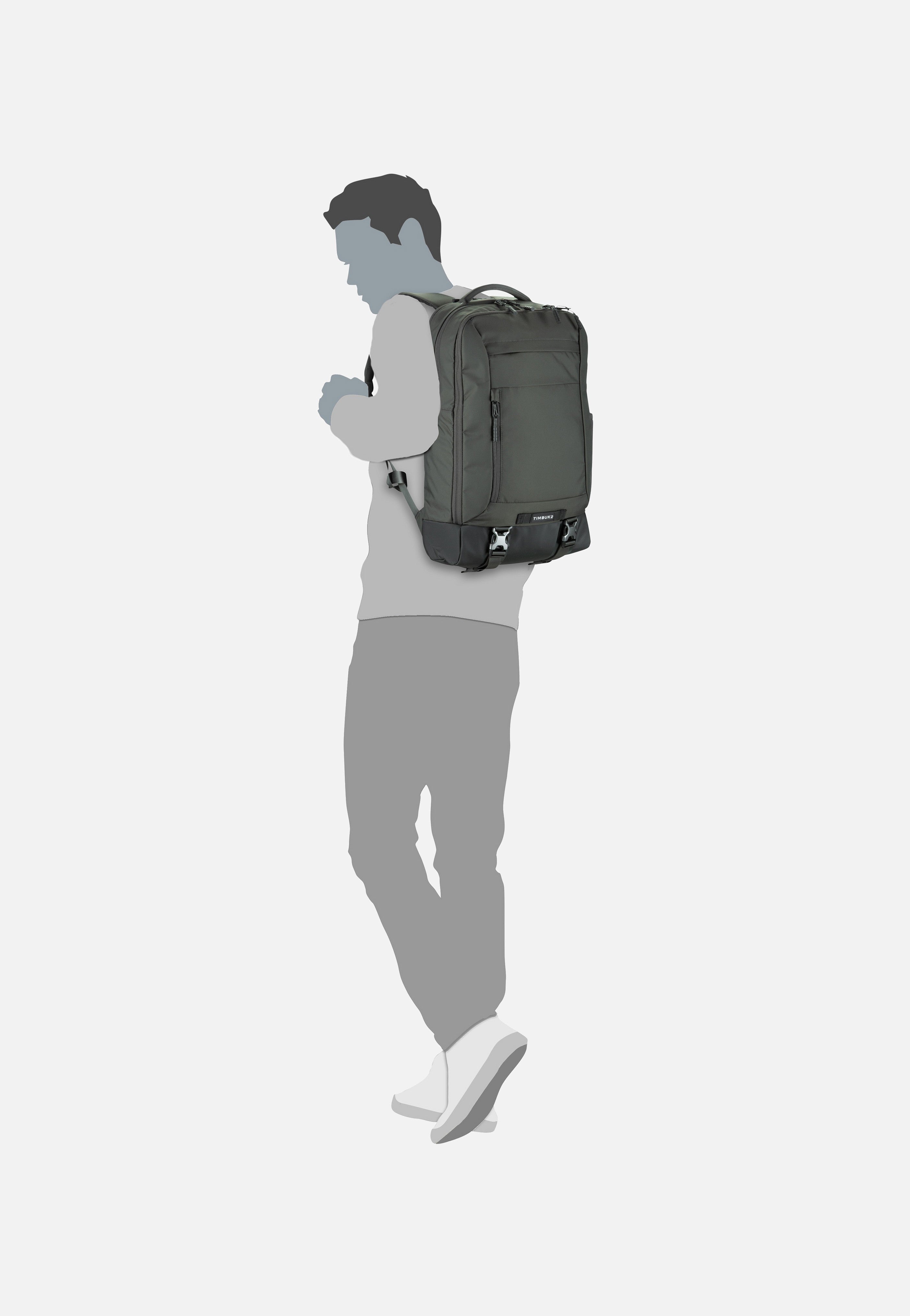 Timbuk2 - The Authority Pack DLX Eco Eco Titanium - Backpack | Neutral-Image