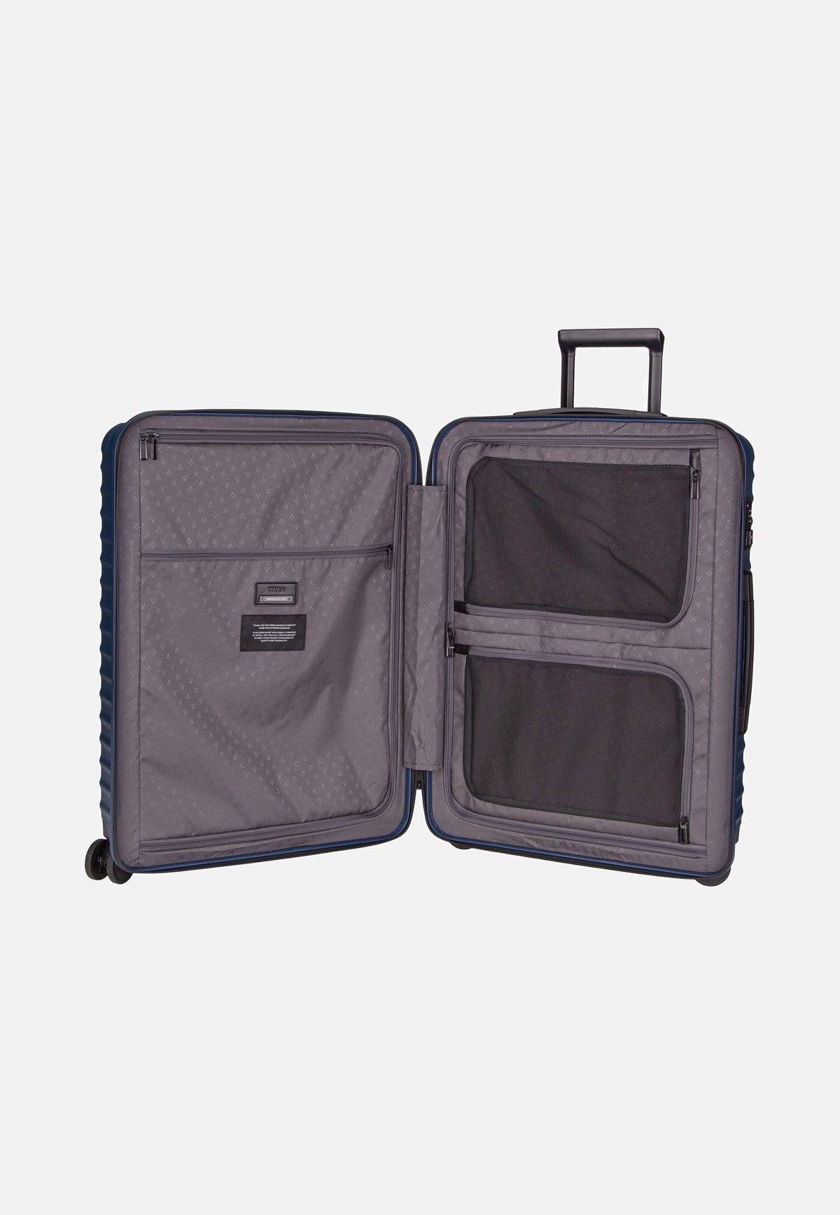 Titan UPGRADE 4w Trolley M+ Midnight Blue Koffer