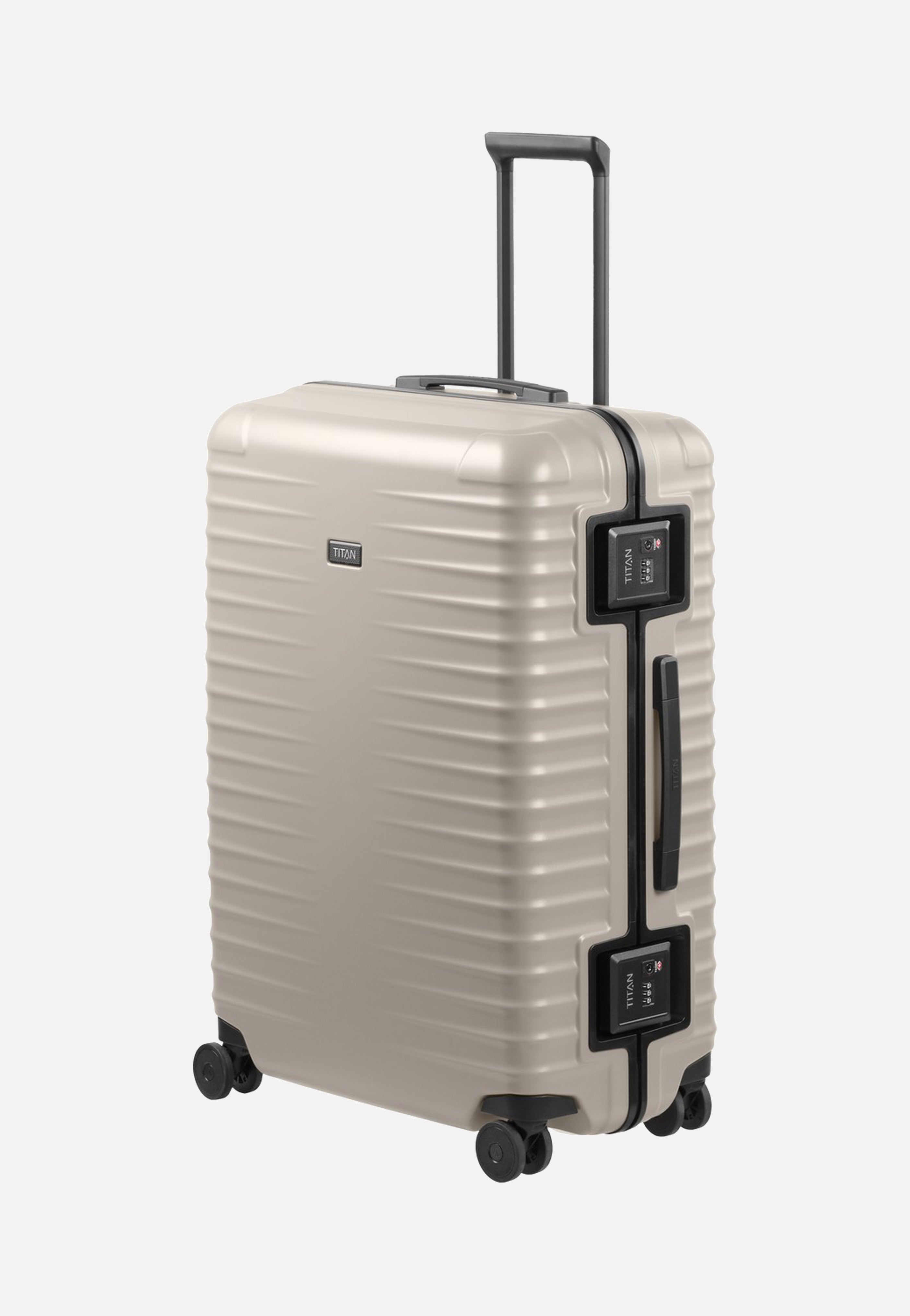 Titan OVERSEAS 4w Trolley L Moonstone Grey Suitcase