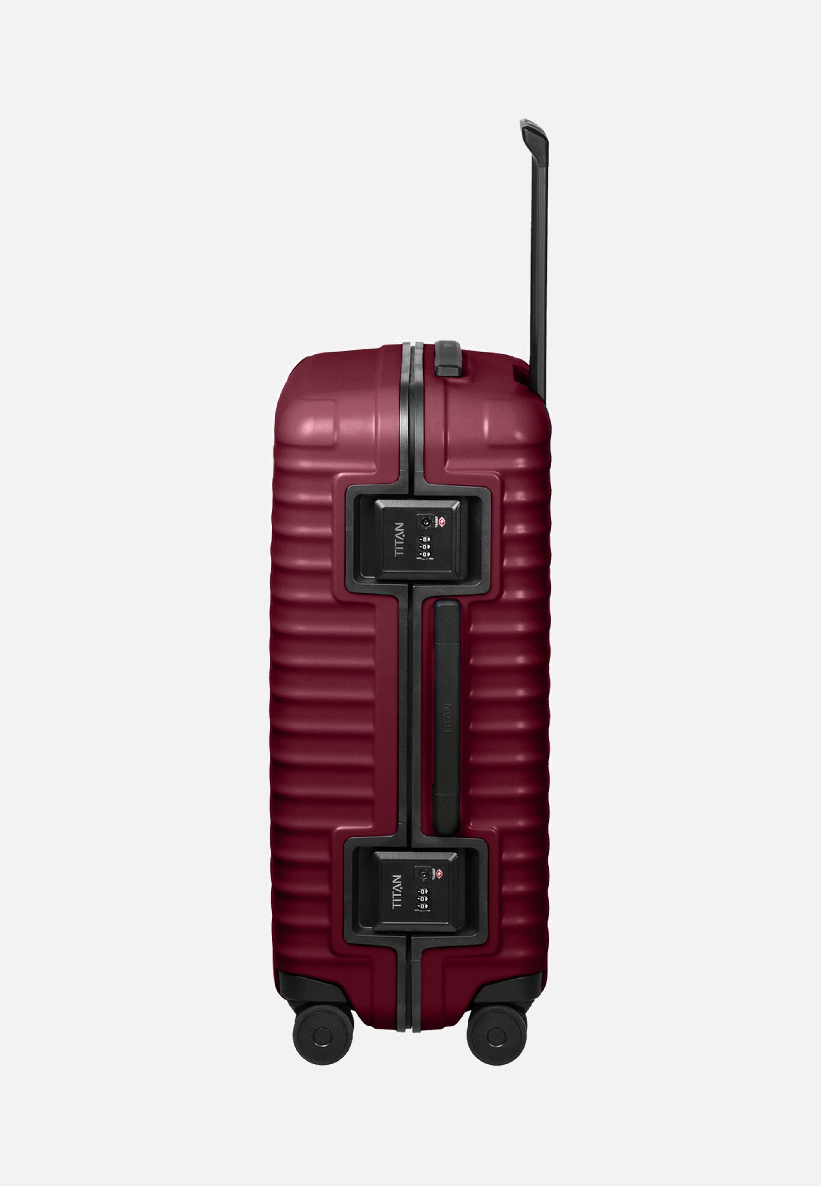 Titan OVERSEAS 4w Trolley M+ Emberwood Red Suitcase
