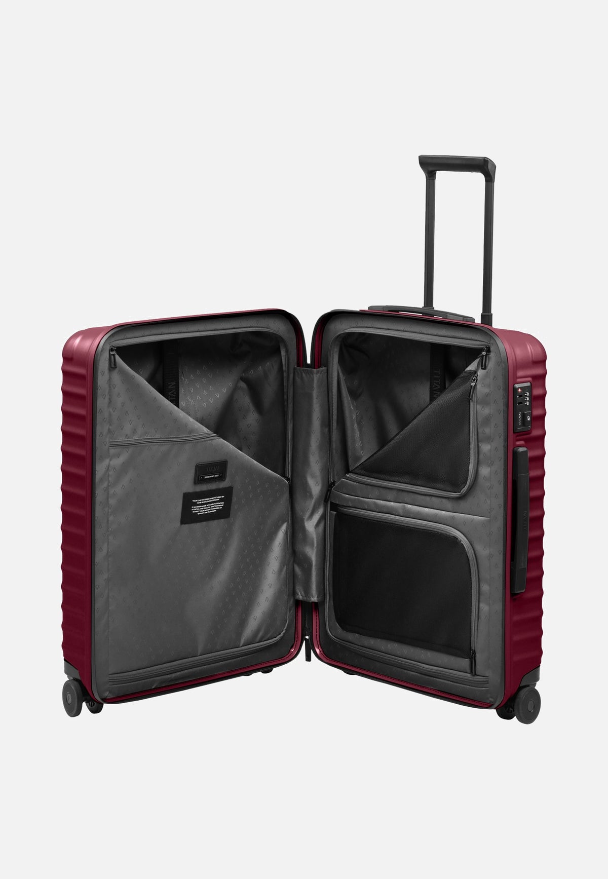 Titan UPGRADE 4w Trolley M Emberwood Red Koffer
