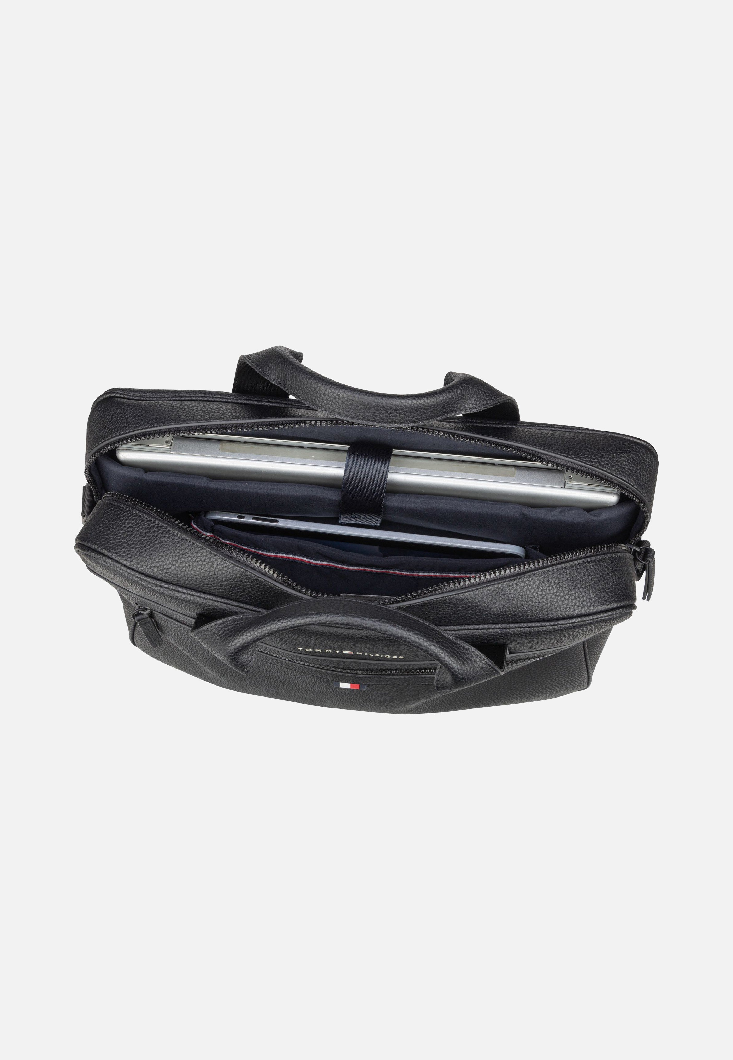 Tommy Hilfiger - Essential PU Computer Bag Black - Briefcase | Men-Image