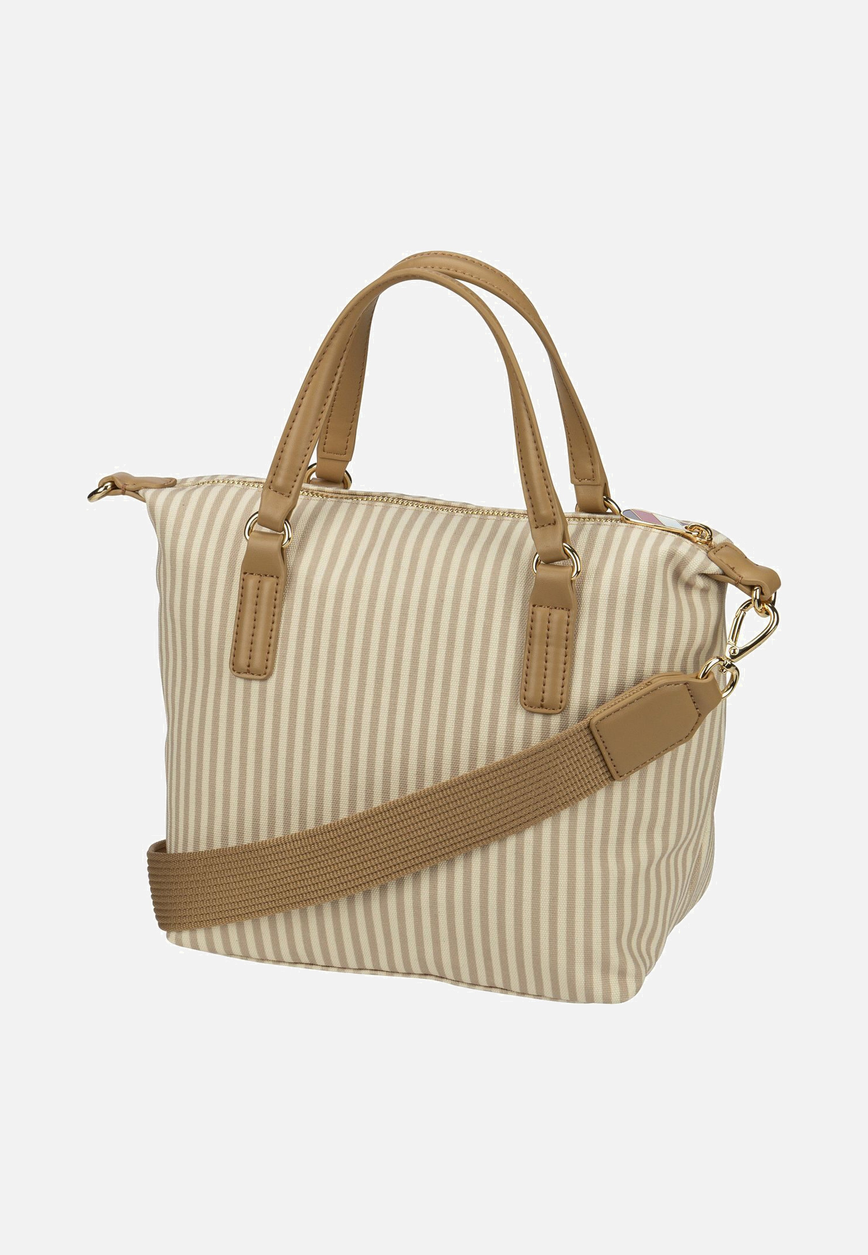 Tommy Hilfiger - Poppy Summer Small 17202 SP25 Safari Canvas Stripe - Handle Bag | Women-Image
