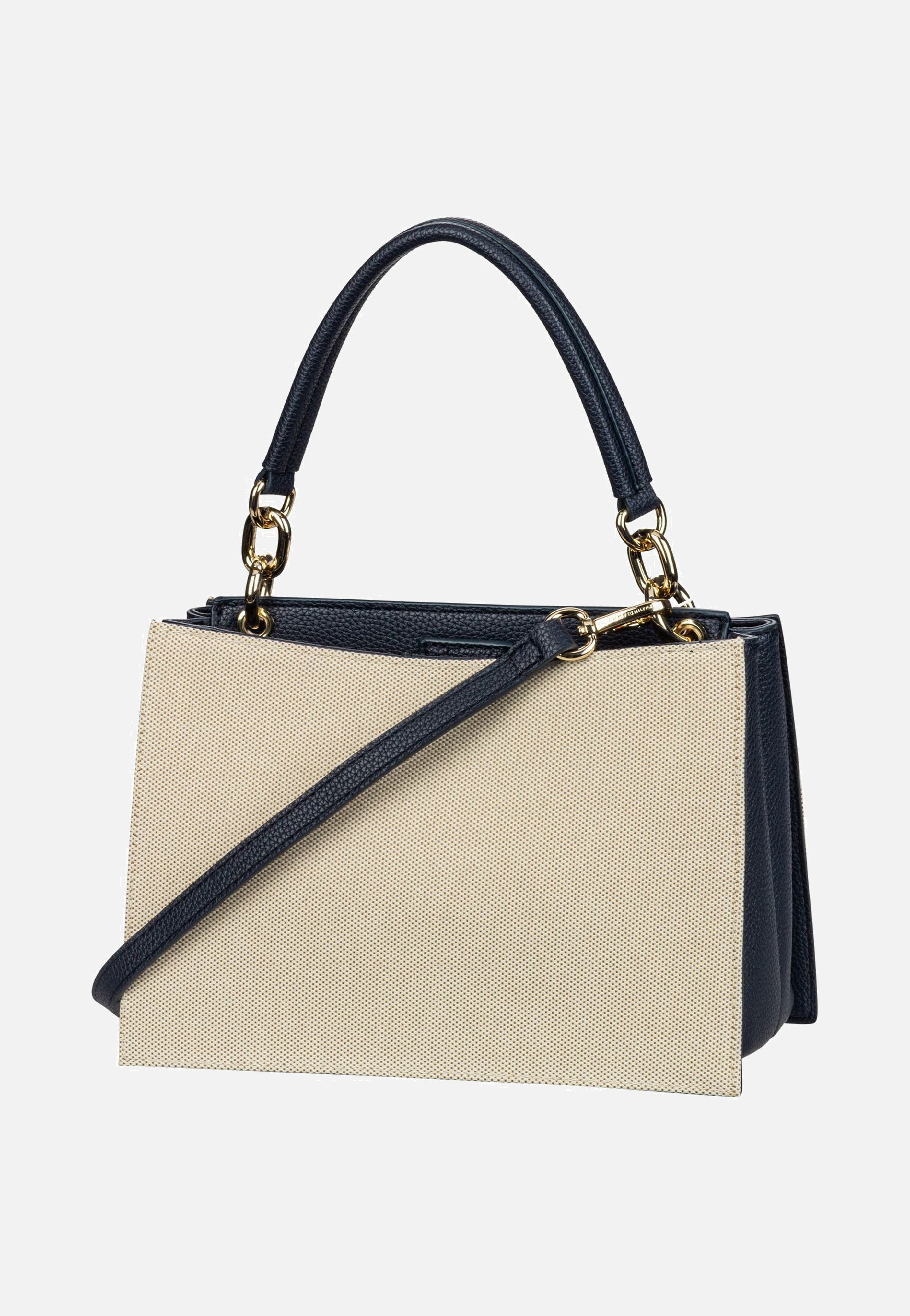 Tommy Hilfiger - TH Her Mini Stripes 17435 SP25 Space Blue Canvas Mix - Handle Bag | Women-Image