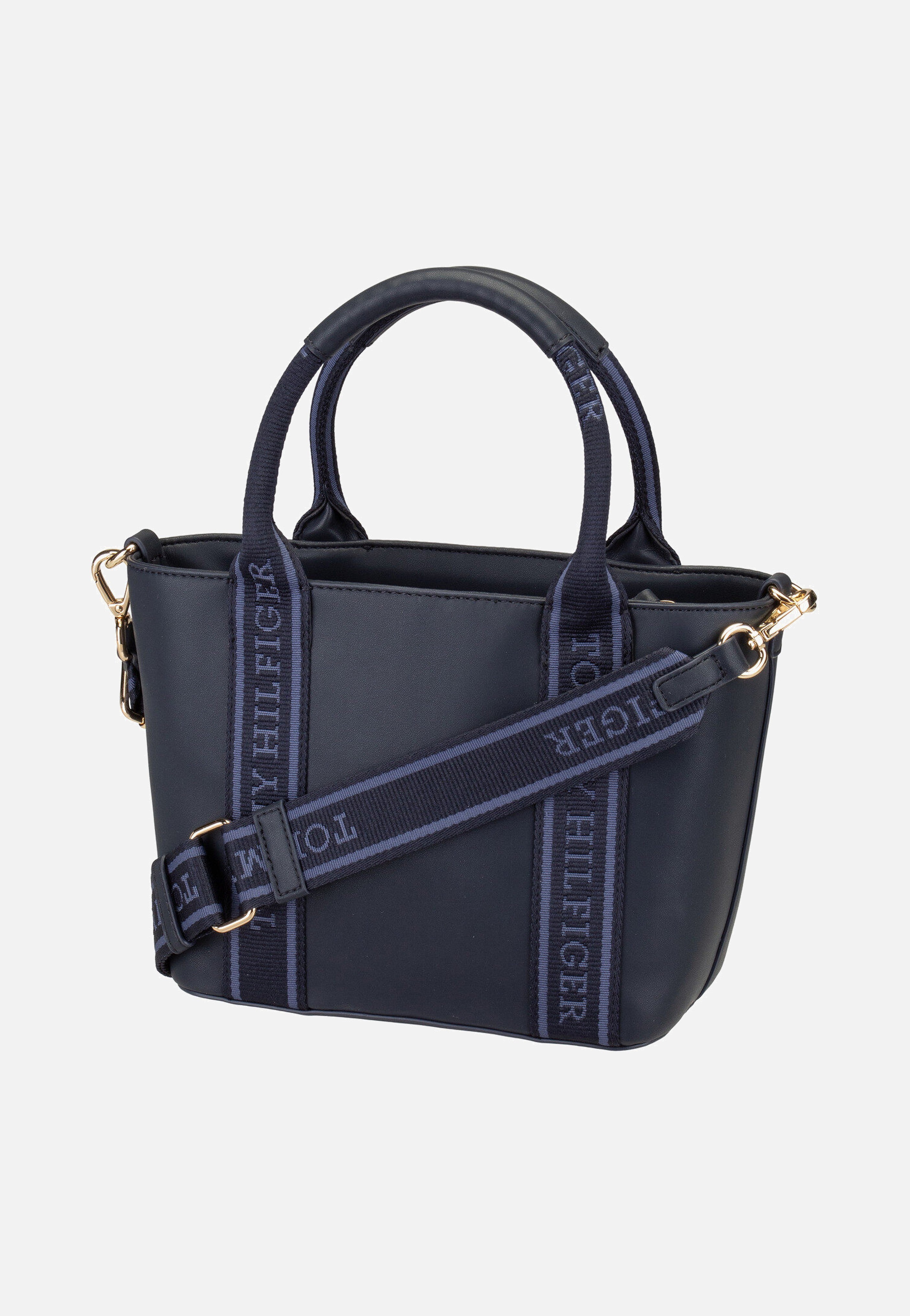 Tommy Hilfiger TH Logotape Mini 17201 SP25 Space Blue Handle Bag