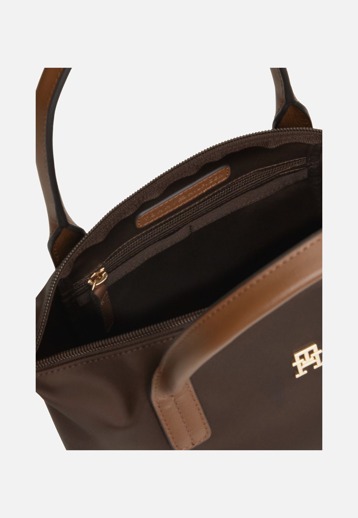 Tommy Hilfiger Popette Mini Tote Fondant Brown Tote Bag