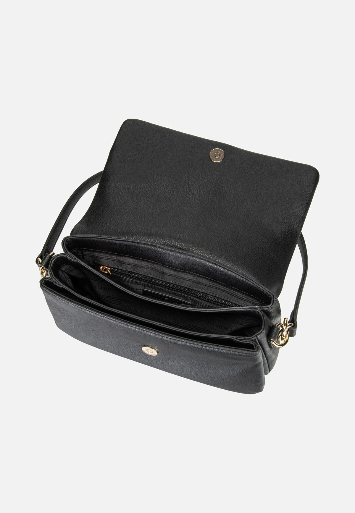 Tommy Hilfiger TH Libre Conv Flap Crossover Black Crossbody Bag