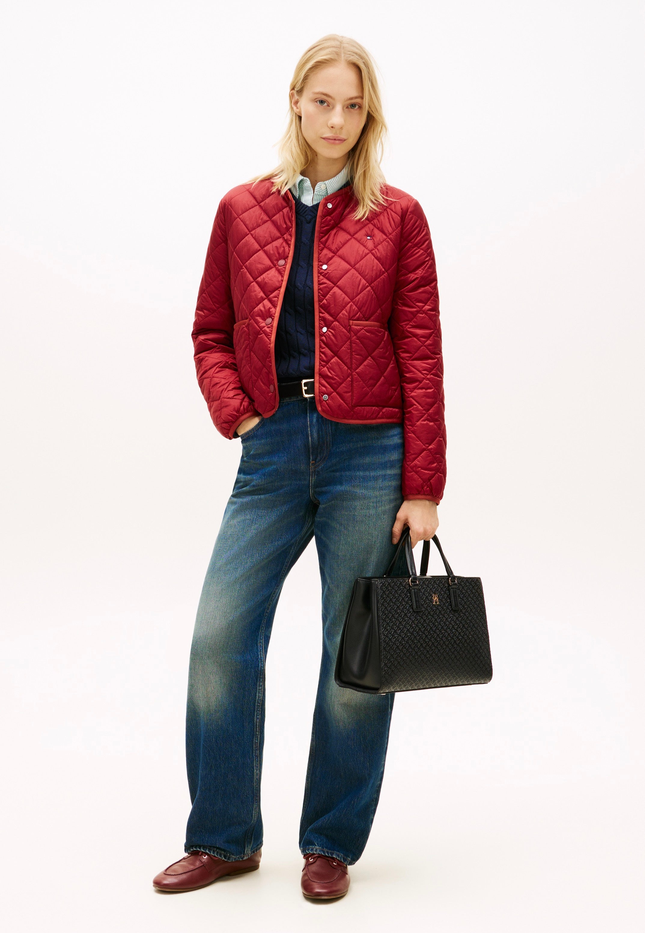 Tommy Hilfiger - TH Daily Satchel Mono Black - Satchel | Women-Image