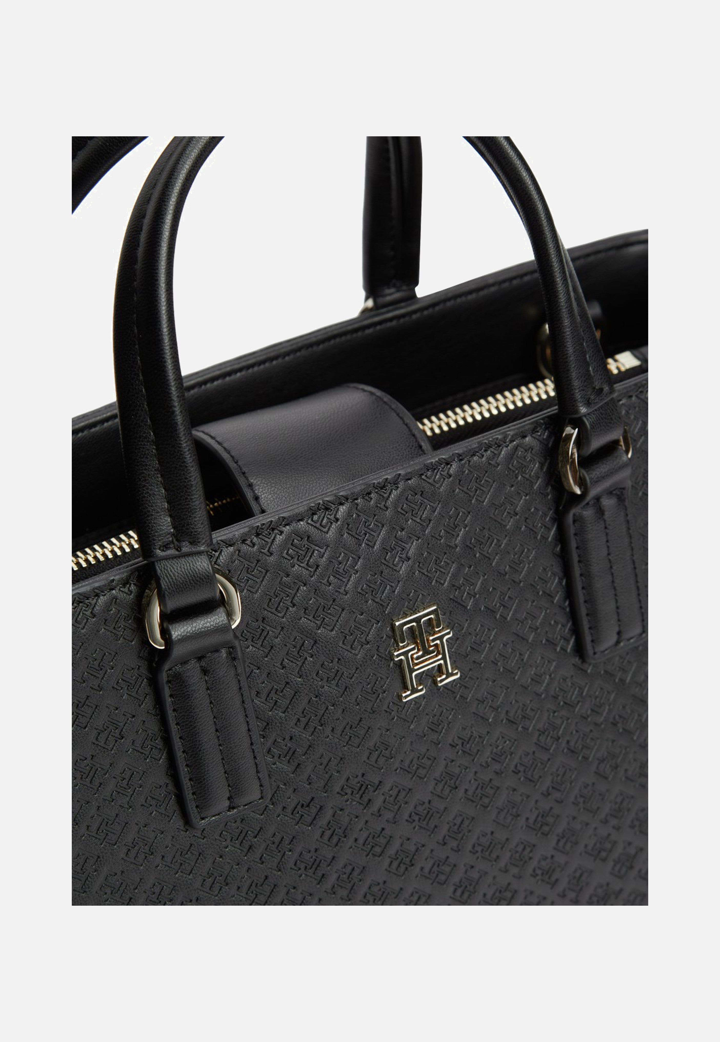 Tommy Hilfiger - TH Daily Satchel Mono Black - Satchel | Women-Image