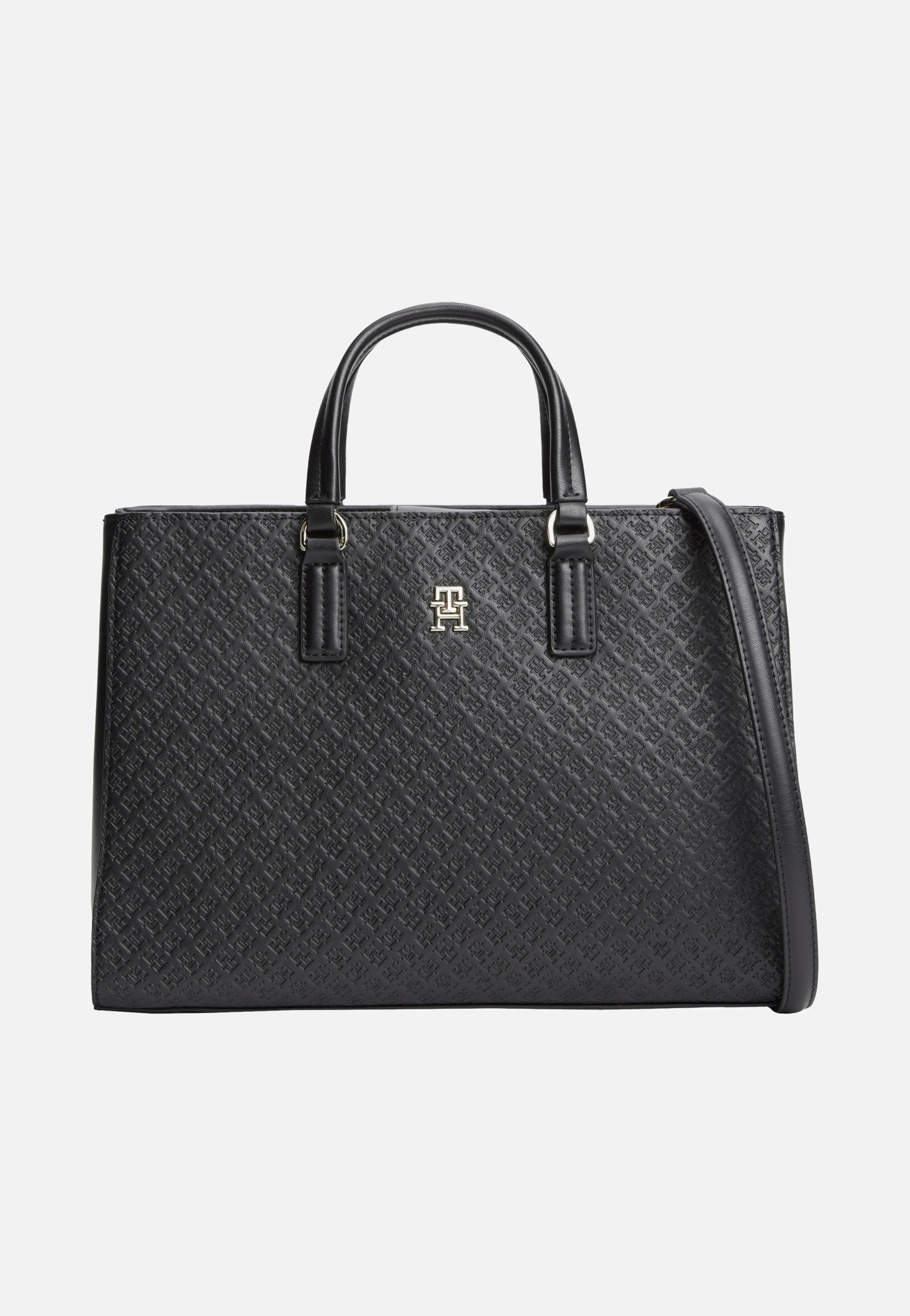 Tommy Hilfiger - TH Daily Satchel Mono Black - Satchel | Women-Image
