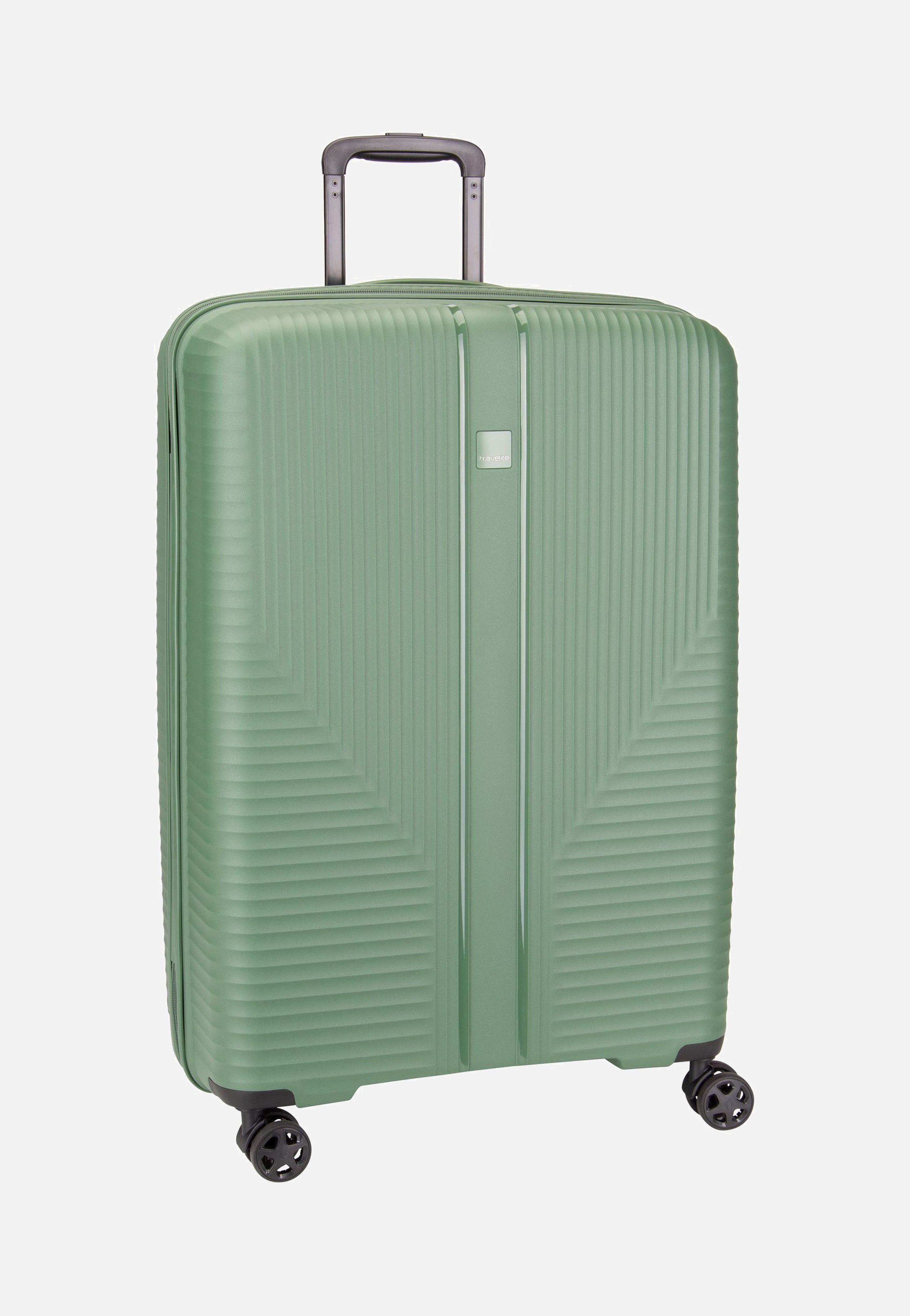 travelite - Air Stripe Trolley 4w L Green - Suitcase | Neutral-Image