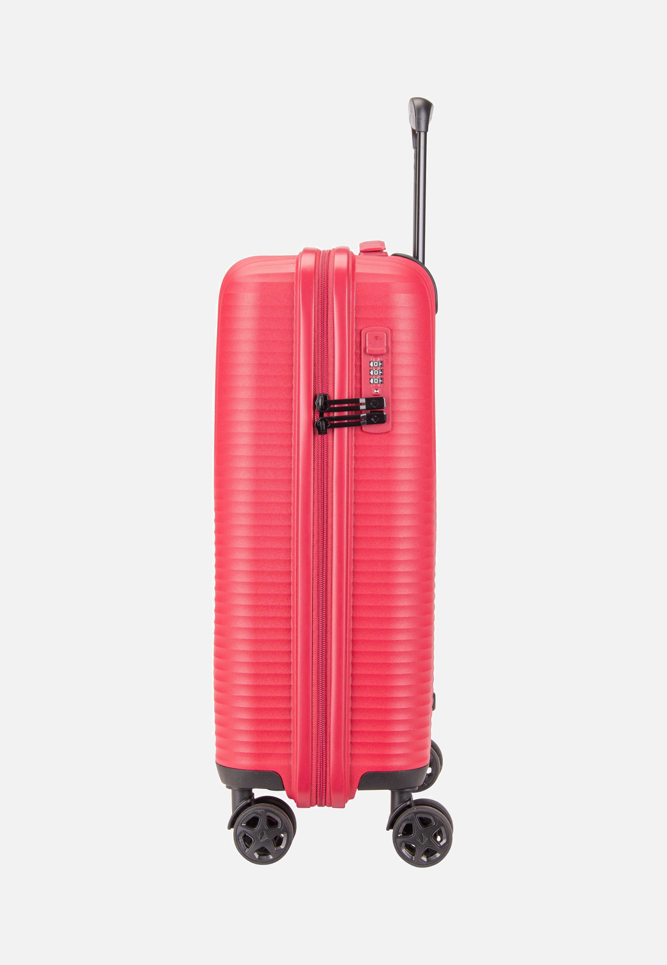 travelite Air Stripe Trolley 4w S Red Koffer