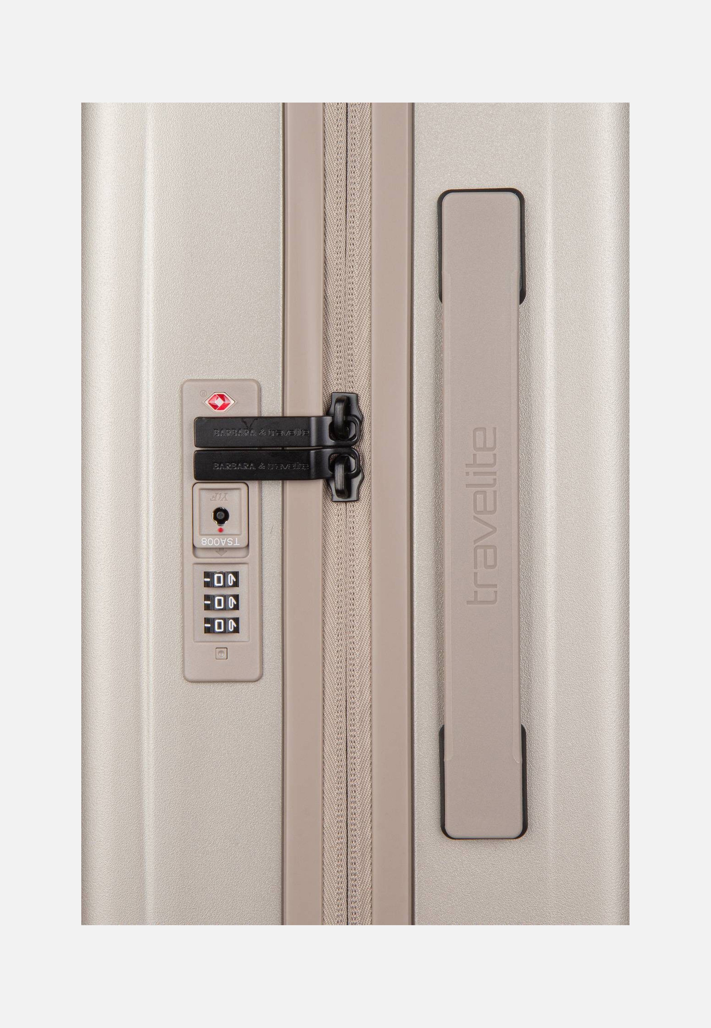 travelite - Barbara Novelty 4W Trolley S Satin Nude - Suitcase | Neutral-Image