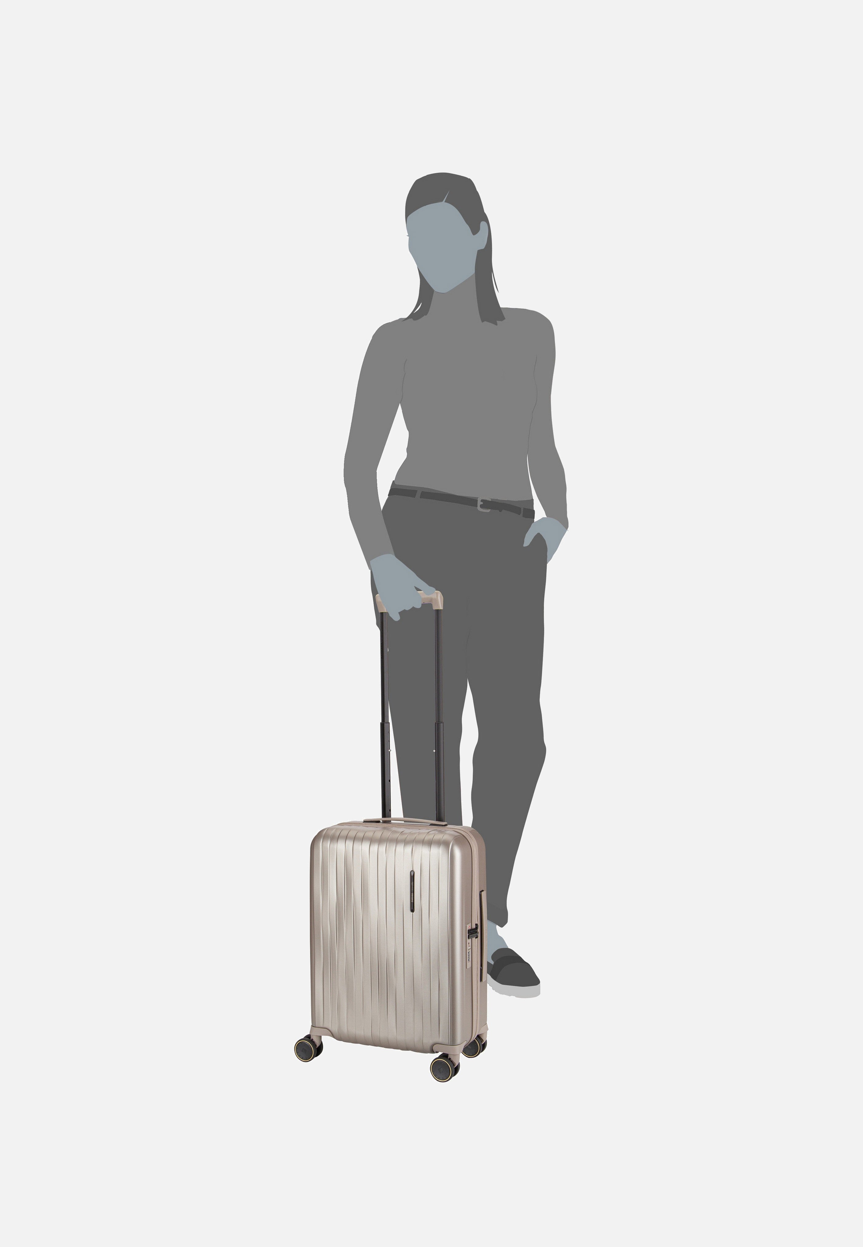 travelite - Barbara Novelty 4W Trolley S Satin Nude - Suitcase | Neutral-Image