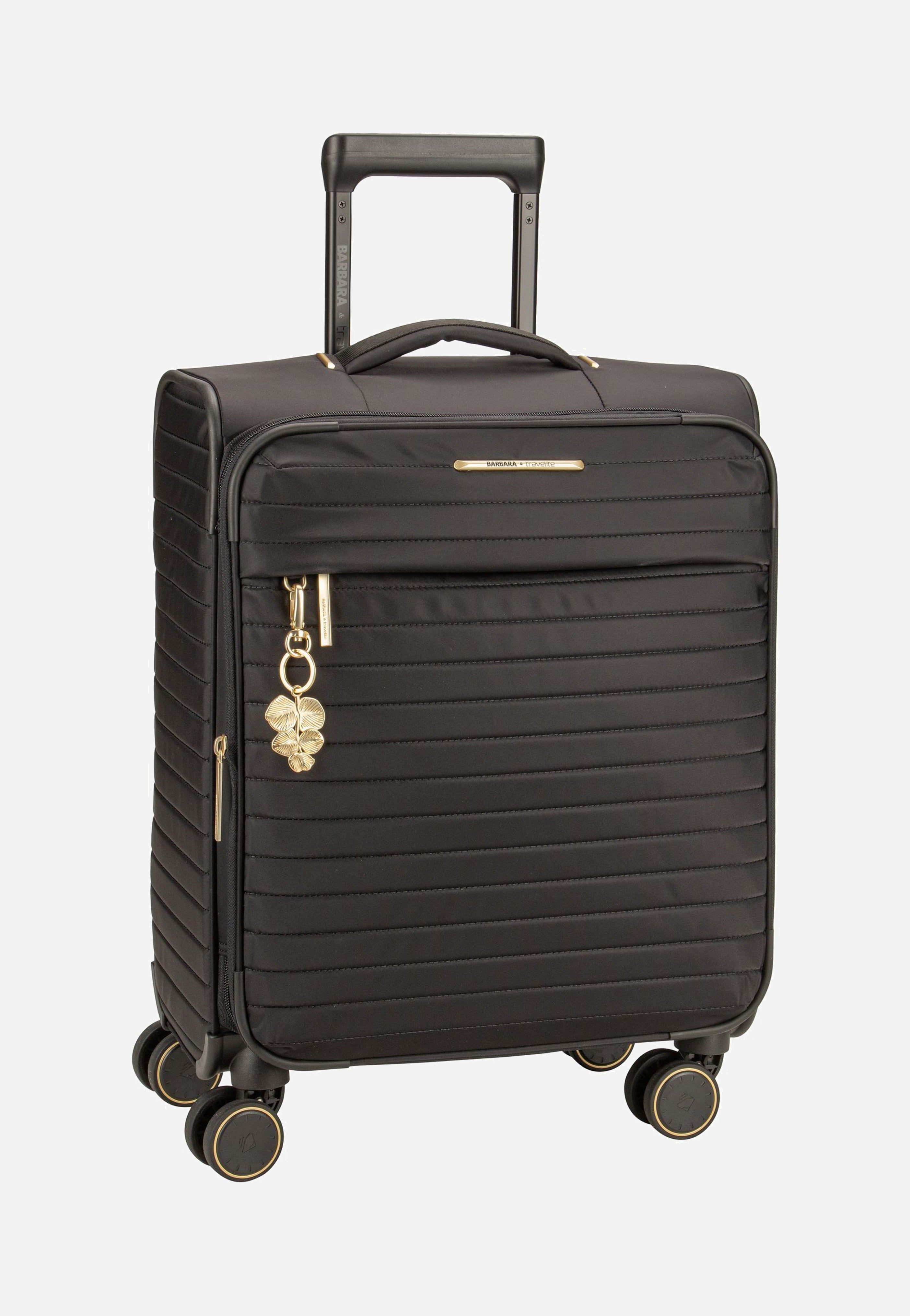 travelite Barbara Stepp 4W Trolley S Exp Black Koffer