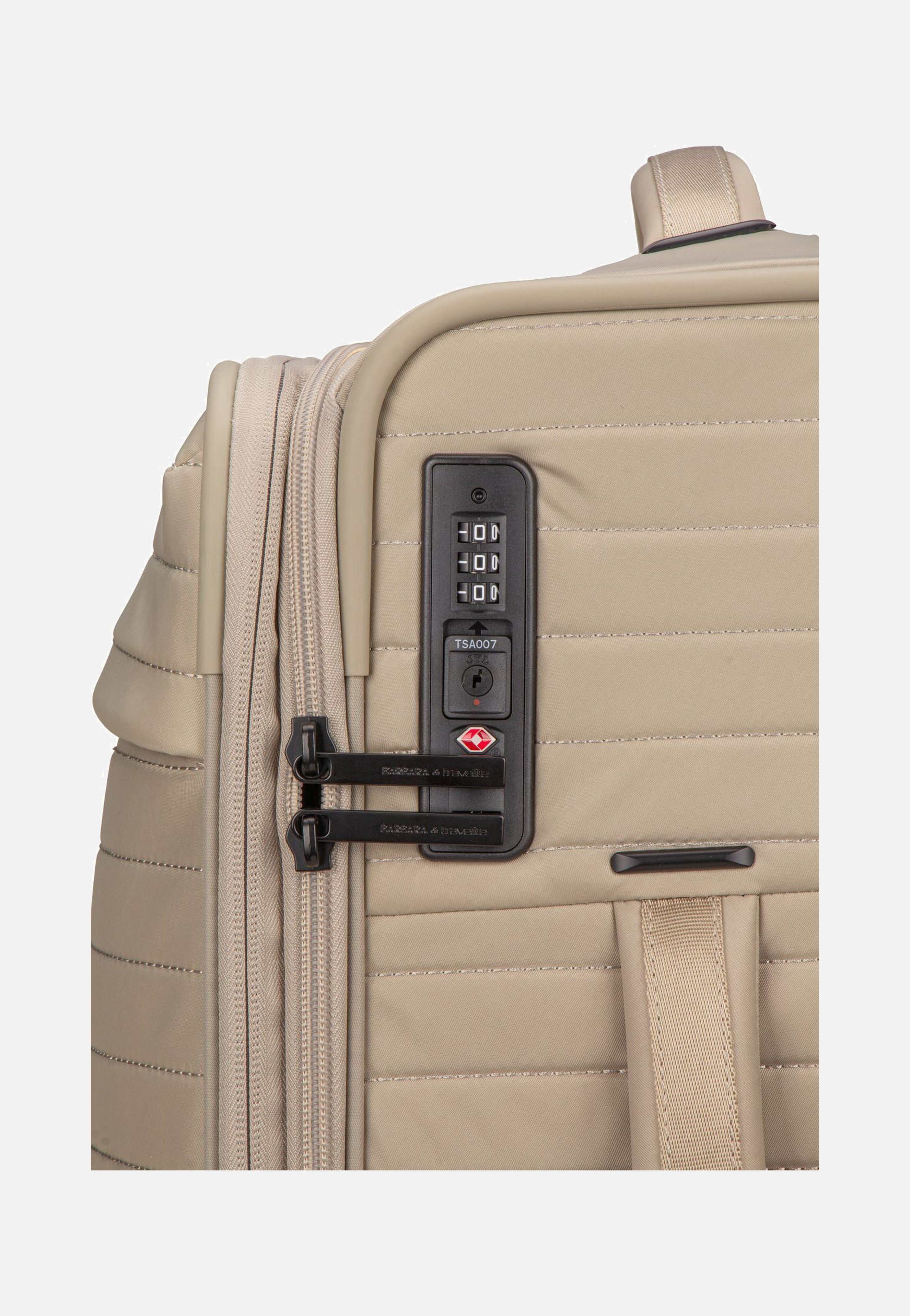 travelite - Barbara Stepp 4W Trolley S Exp Satin Nude - Suitcase | Women-Image