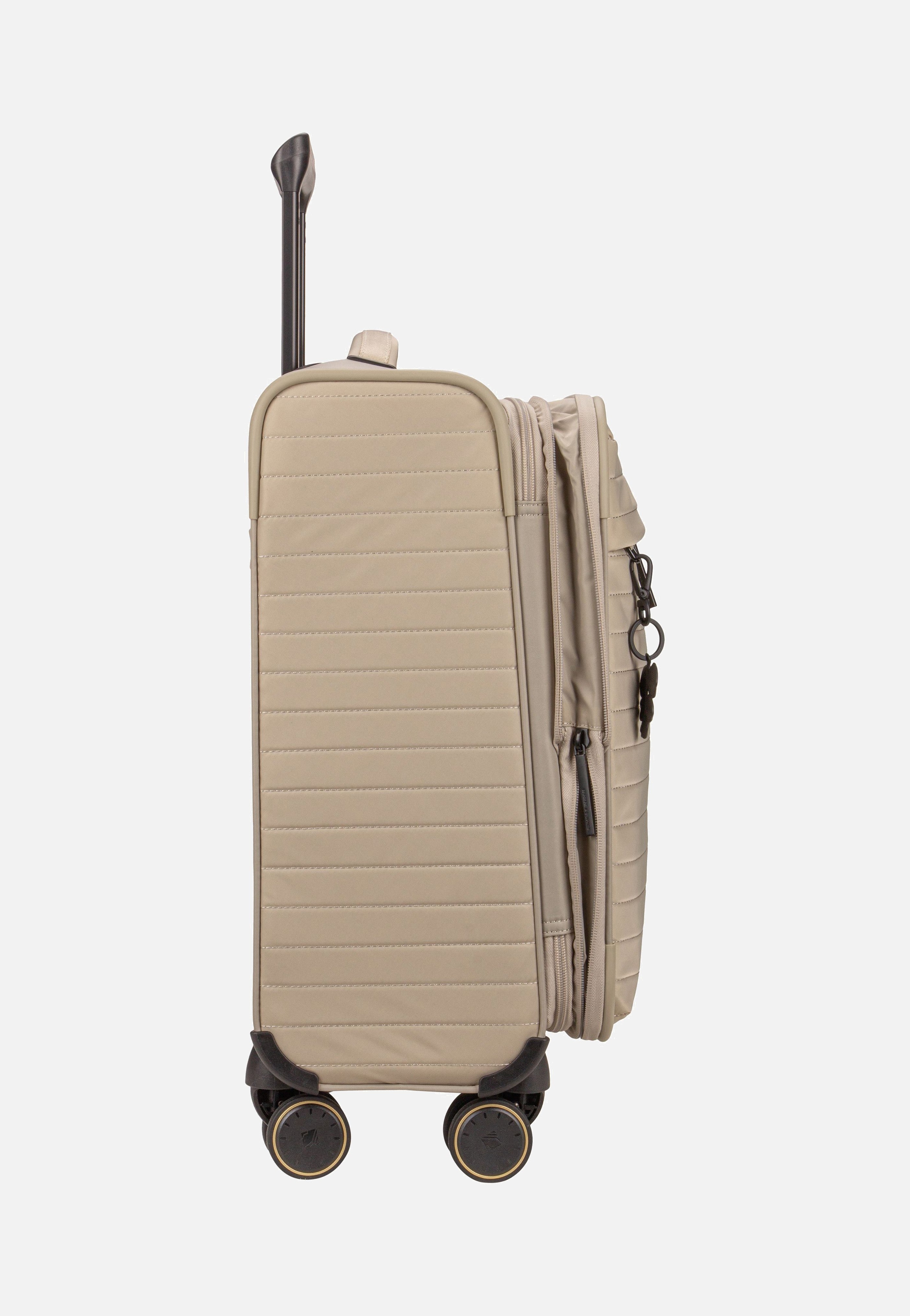 travelite - Barbara Stepp 4W Trolley S Exp Satin Nude - Suitcase | Women-Image