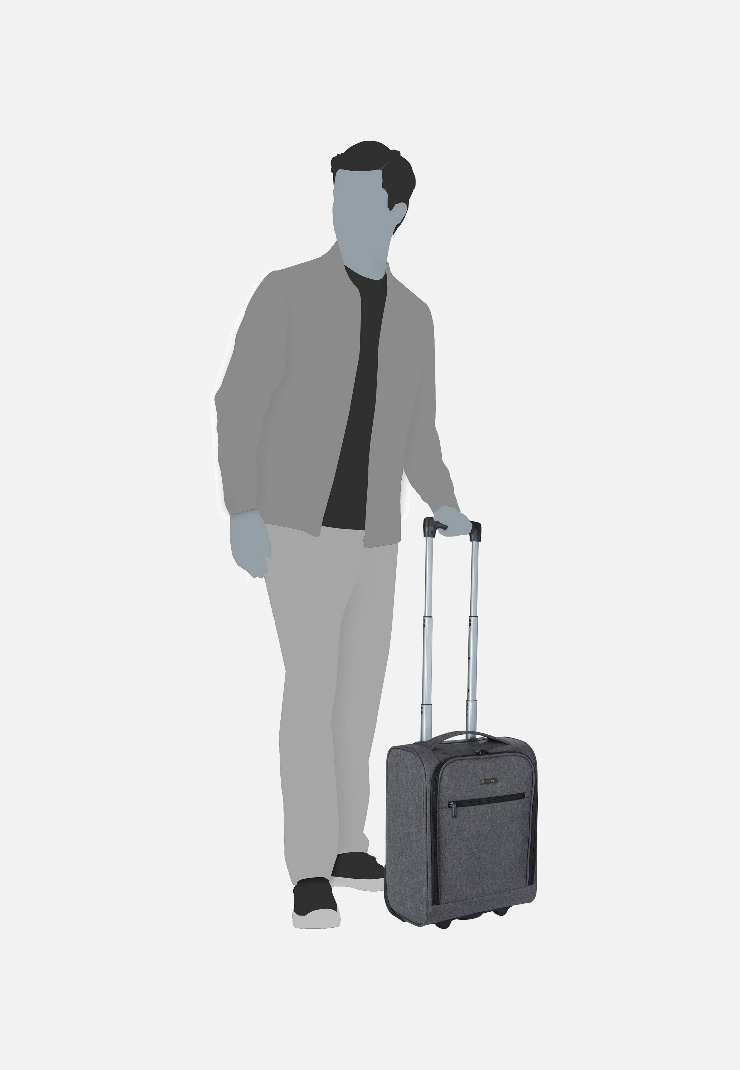 travelite - Cabin 2w Bordtrolley Underseater Grau Melange - Suitcase | Neutral-Image