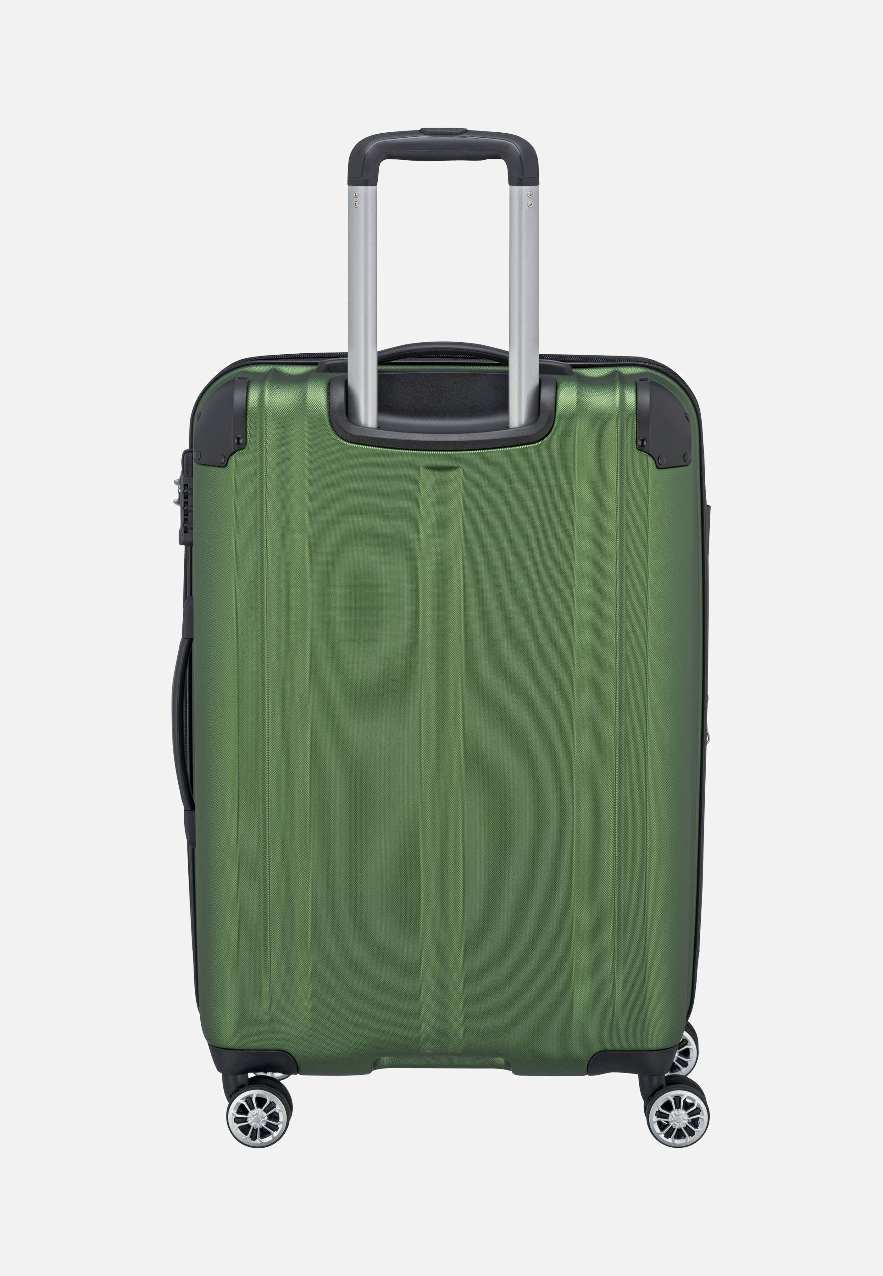 travelite - City 4-Rad Trolley M exp Grün - Suitcase | Neutral-Image