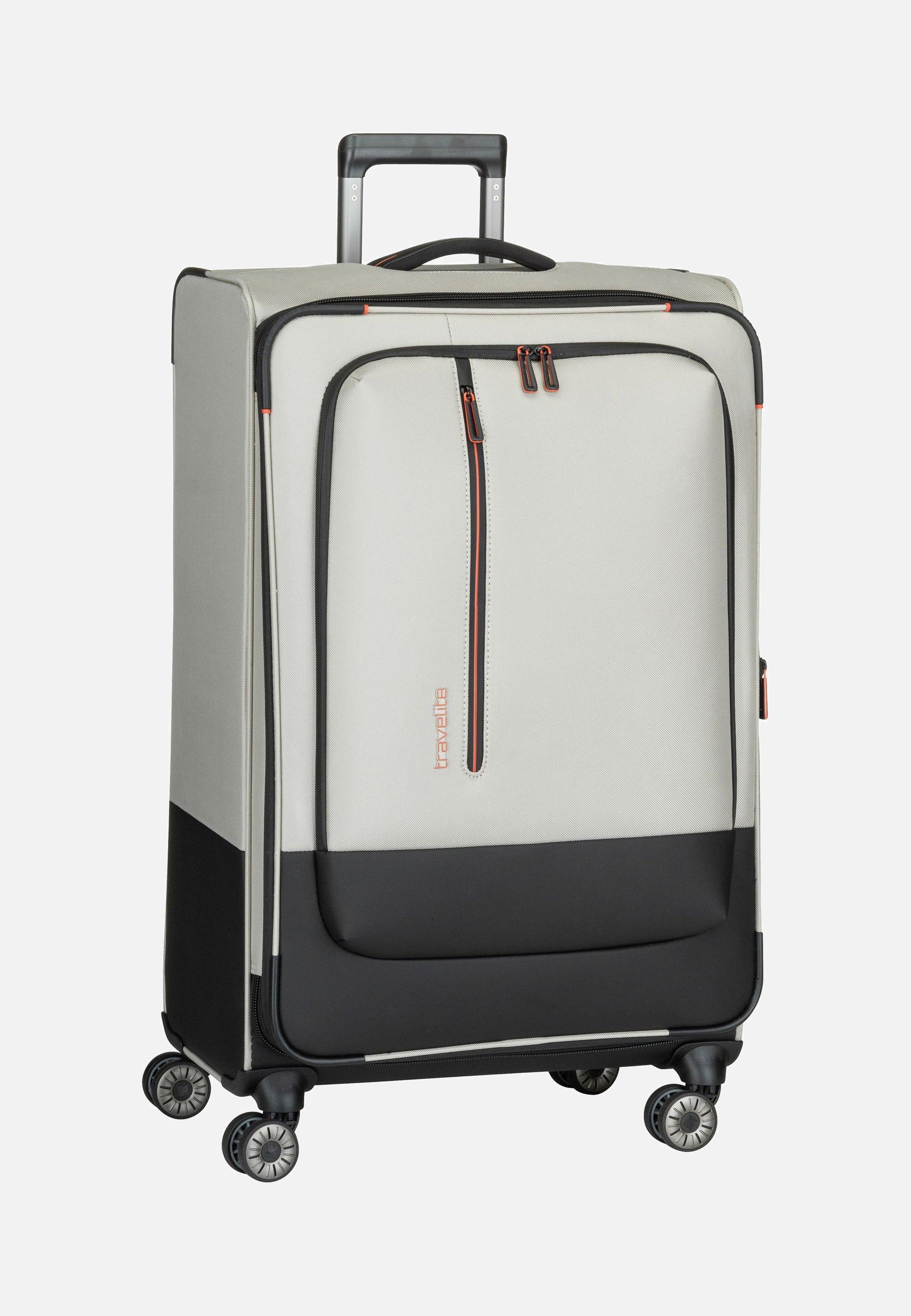 travelite Crosslite 4w Trolley L Natur Koffer