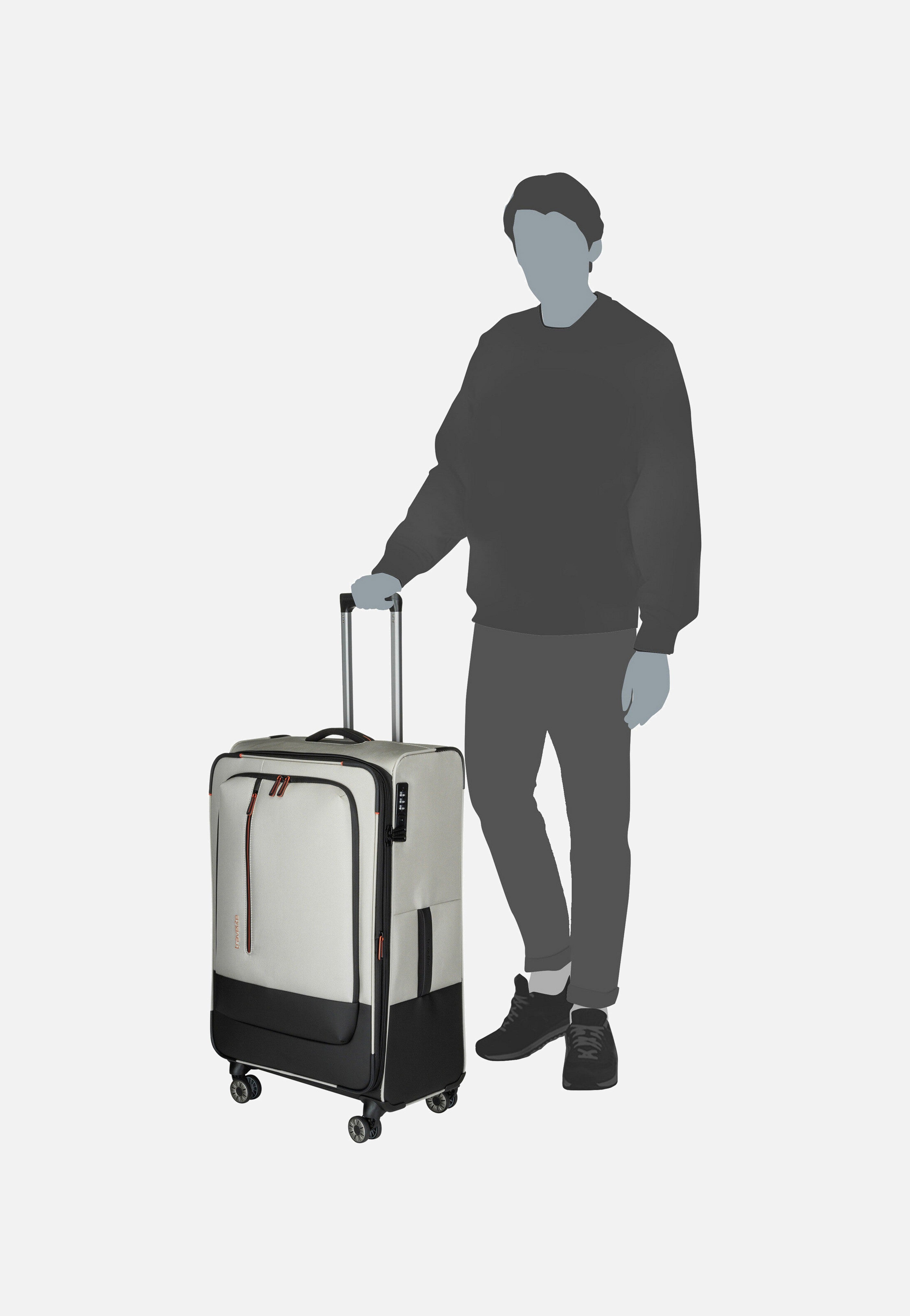 travelite - Crosslite 4w Trolley L Natur - Suitcase | Neutral-Image