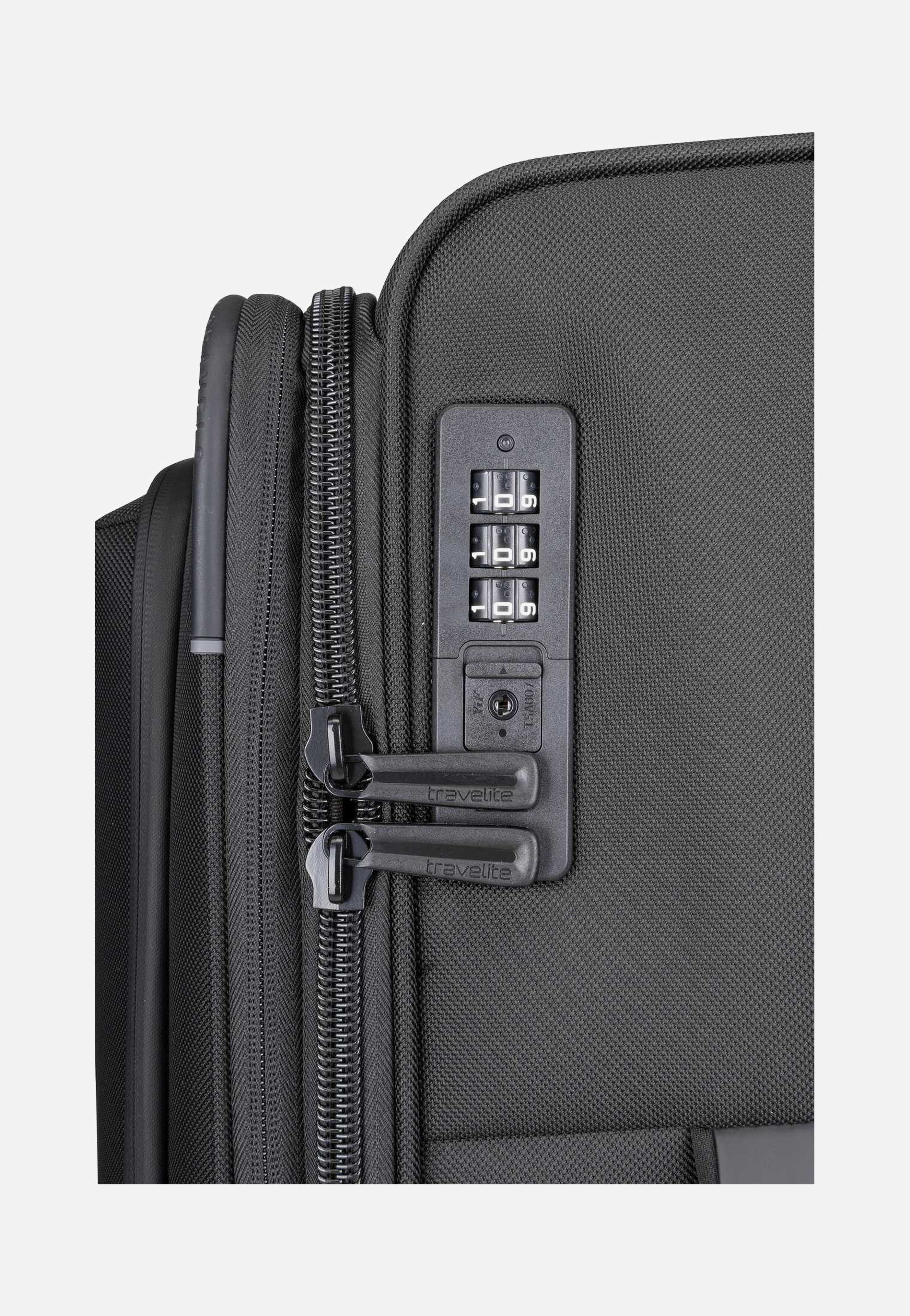 travelite - Crosslite 4w Trolley M Schwarz - Suitcase | Neutral-Image