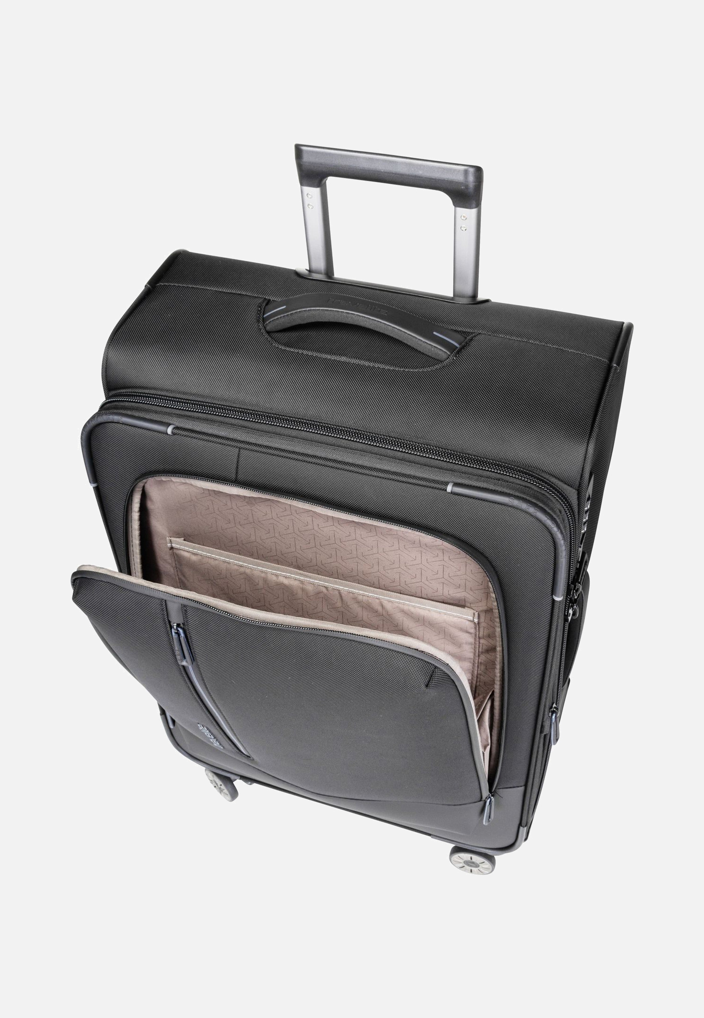 travelite - Crosslite 4w Trolley M Schwarz - Suitcase | Neutral-Image