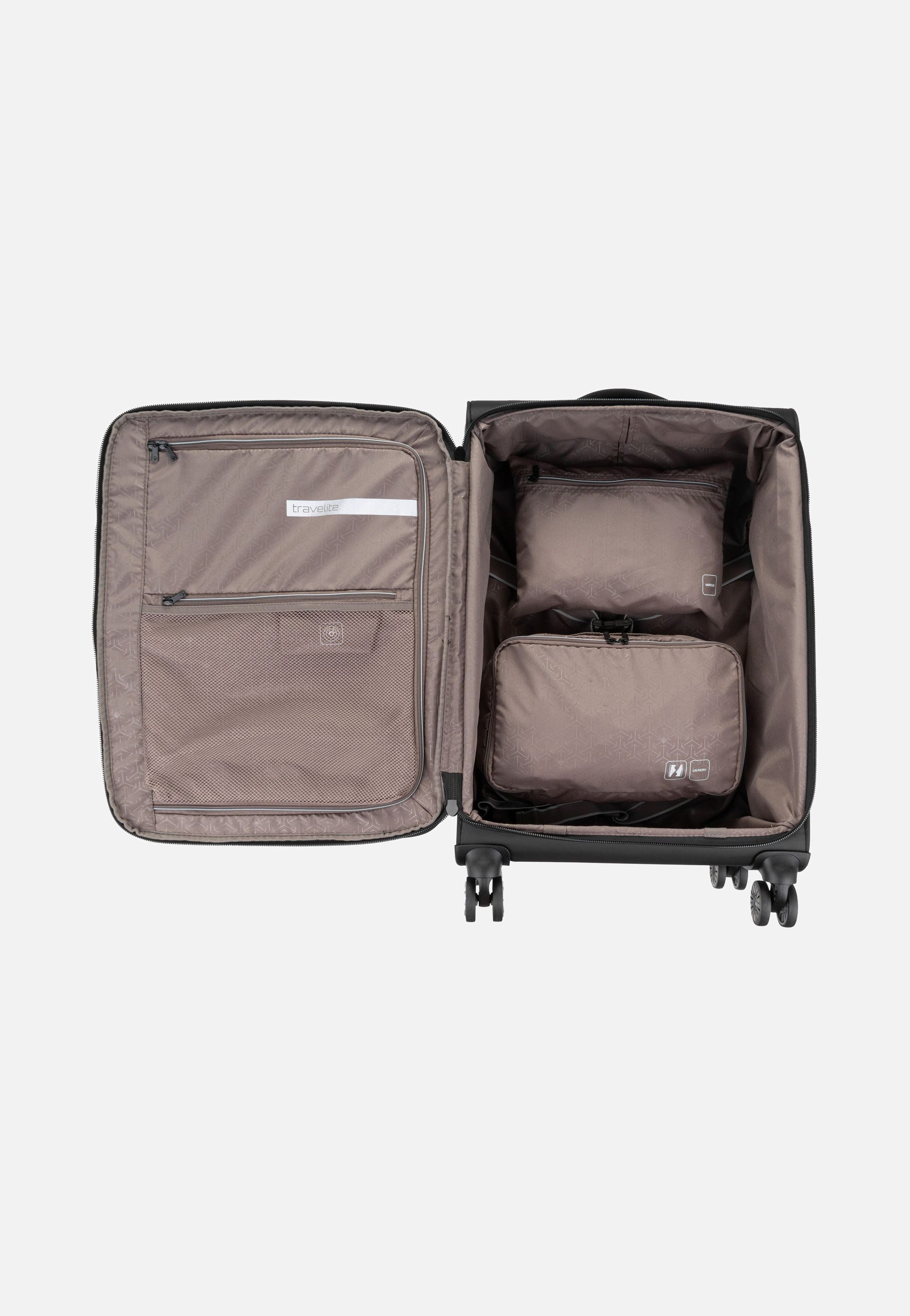 travelite - Crosslite 4w Trolley M Schwarz - Suitcase | Neutral-Image
