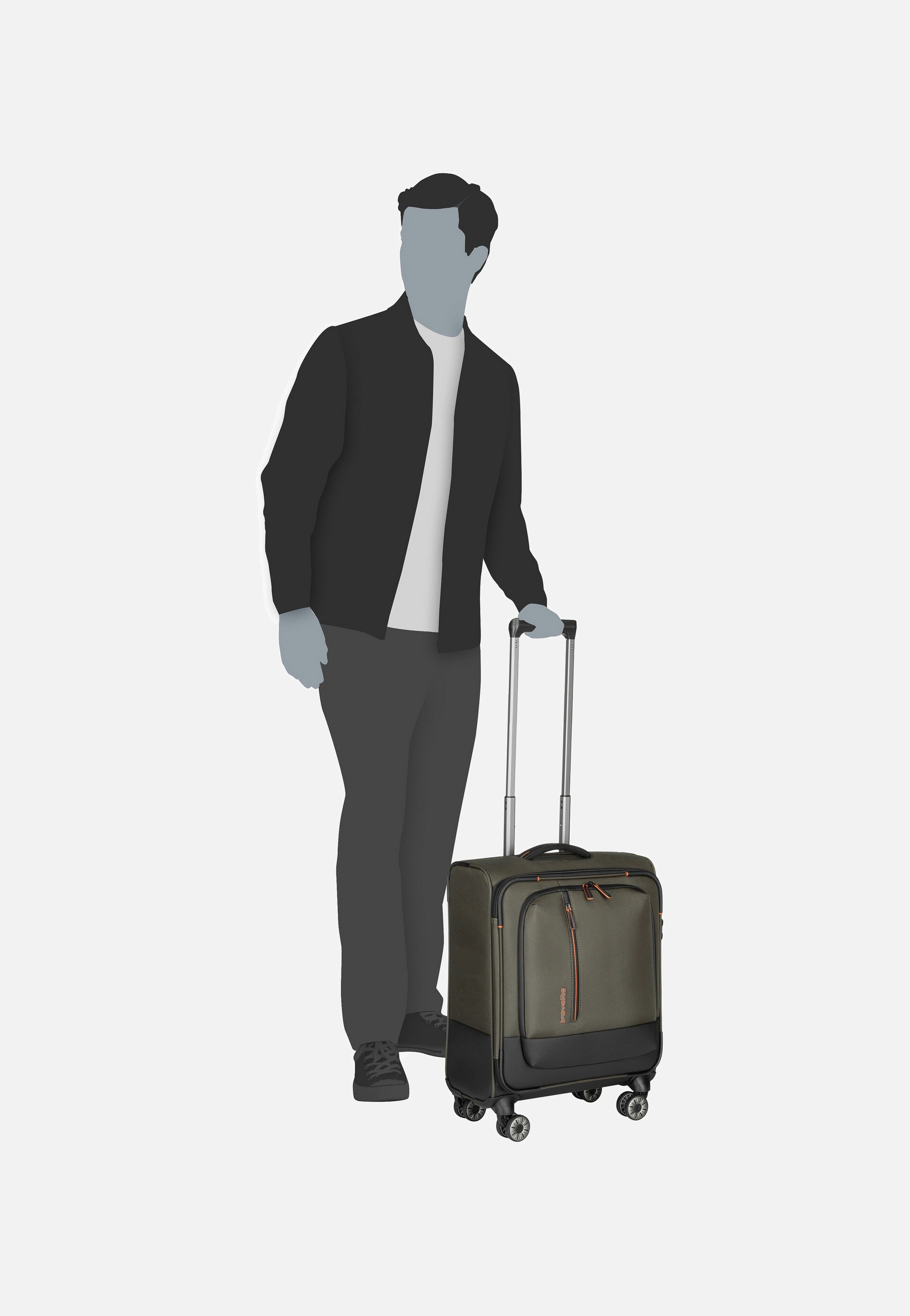 travelite - Crosslite 4w Trolley S Oliv - Suitcase | Neutral-Image