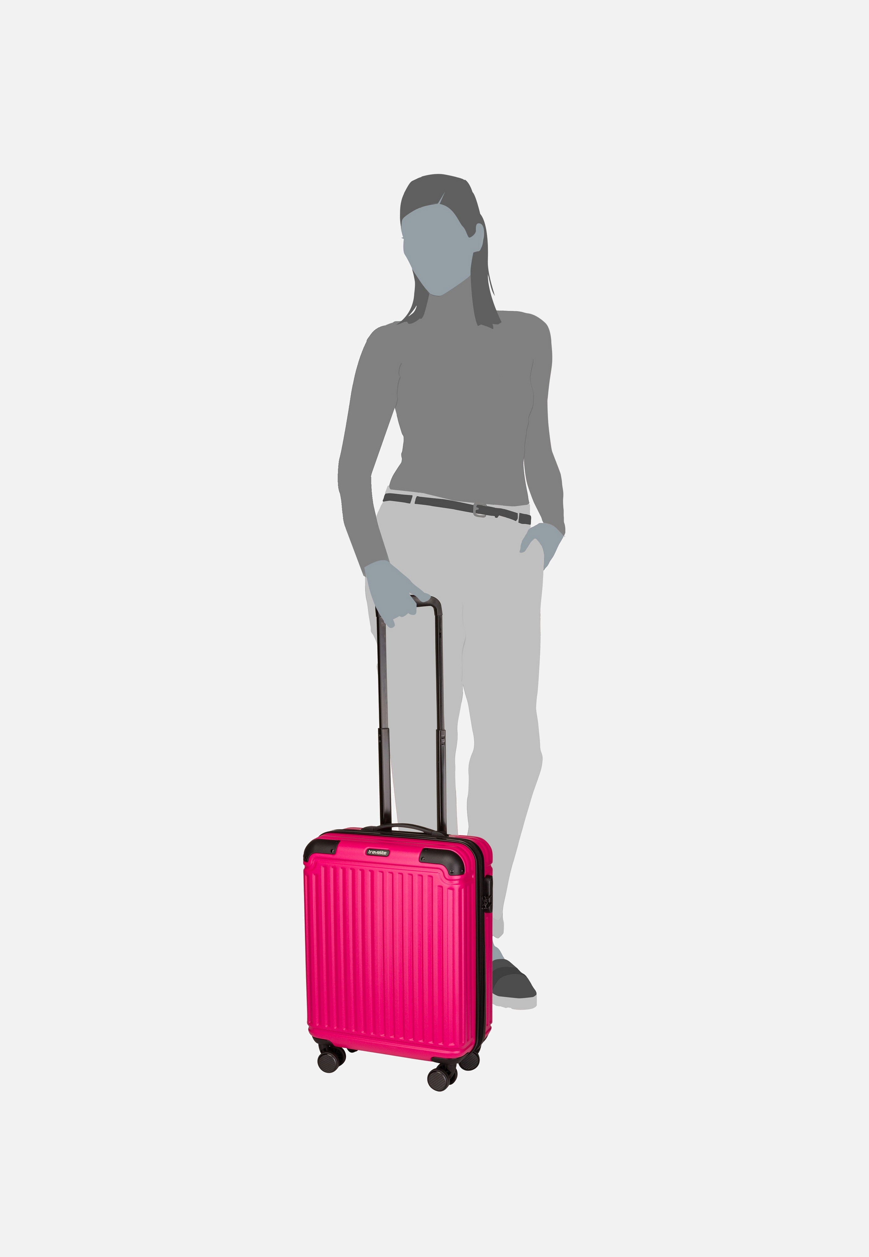 travelite - Cruise 4w Trolley S Pink - Suitcase | Neutral-Image