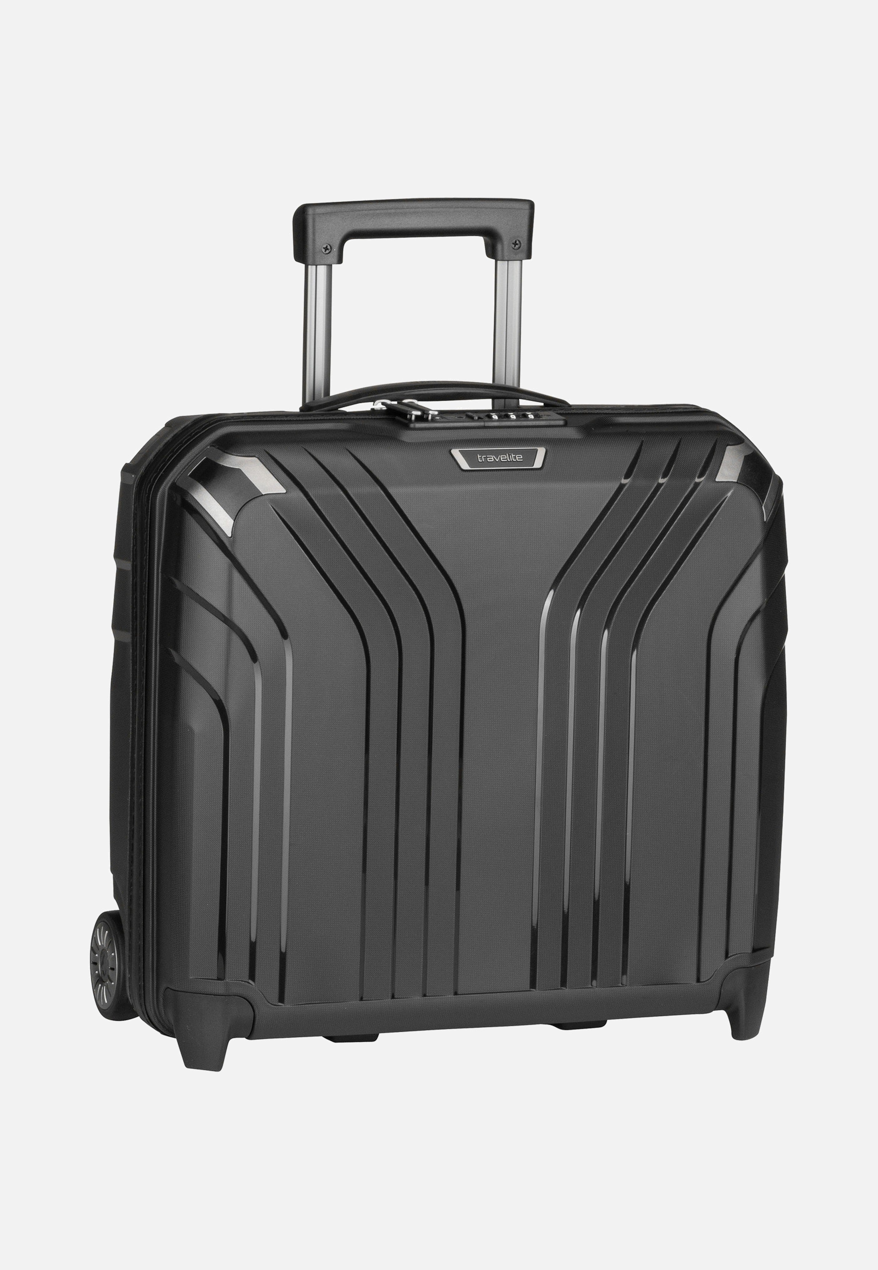 travelite Elvaa Businesswheeler Schwarz Pilotenkoffer