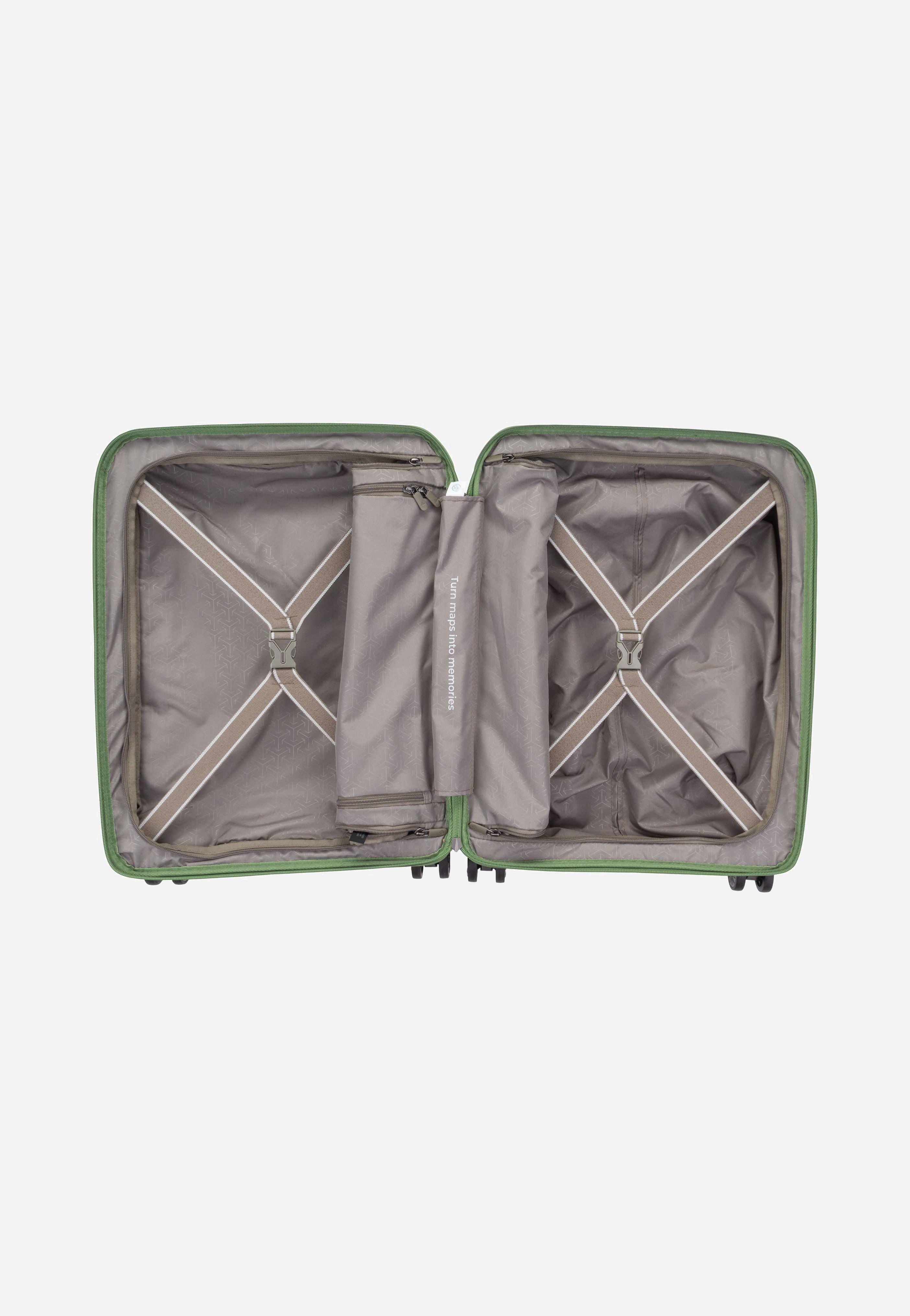 travelite - Mooby 4w Trolley S Front Pocket Grün - Suitcase | Neutral-Image