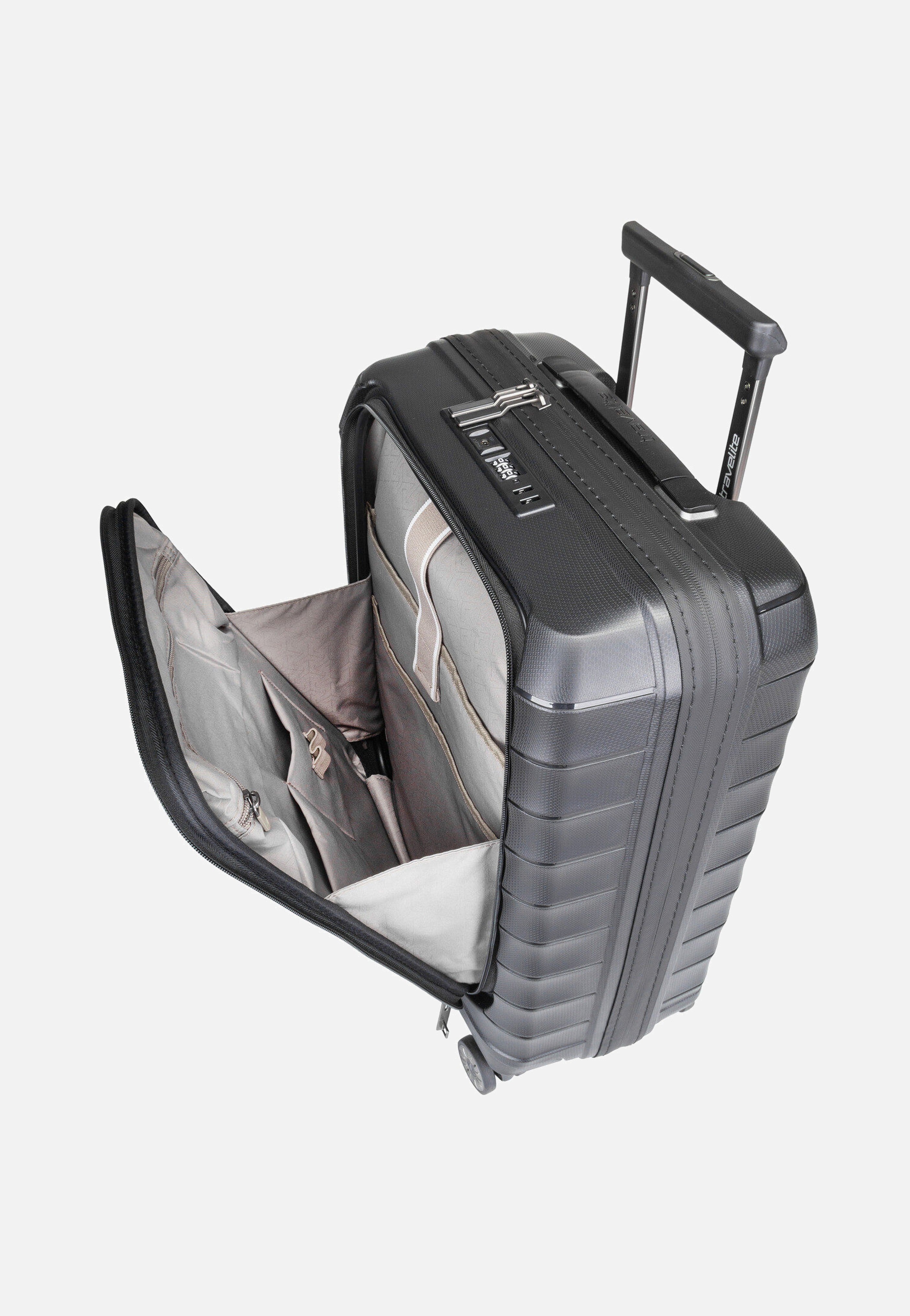 travelite - Mooby 4w Trolley S Front Pocket Schwarz - Suitcase | Neutral-Image