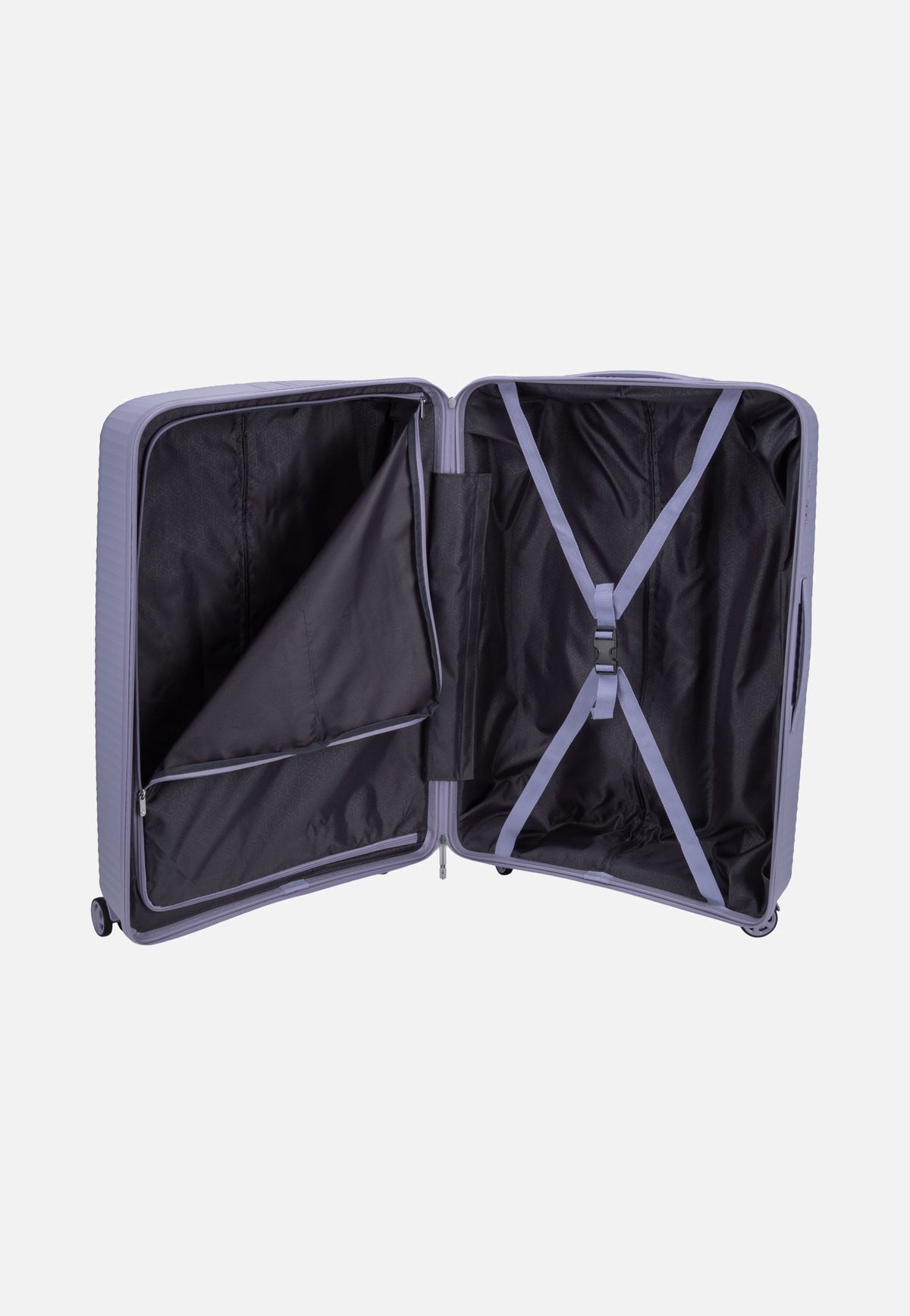 travelite Air Stripe Trolley 4W L Lavender Koffer