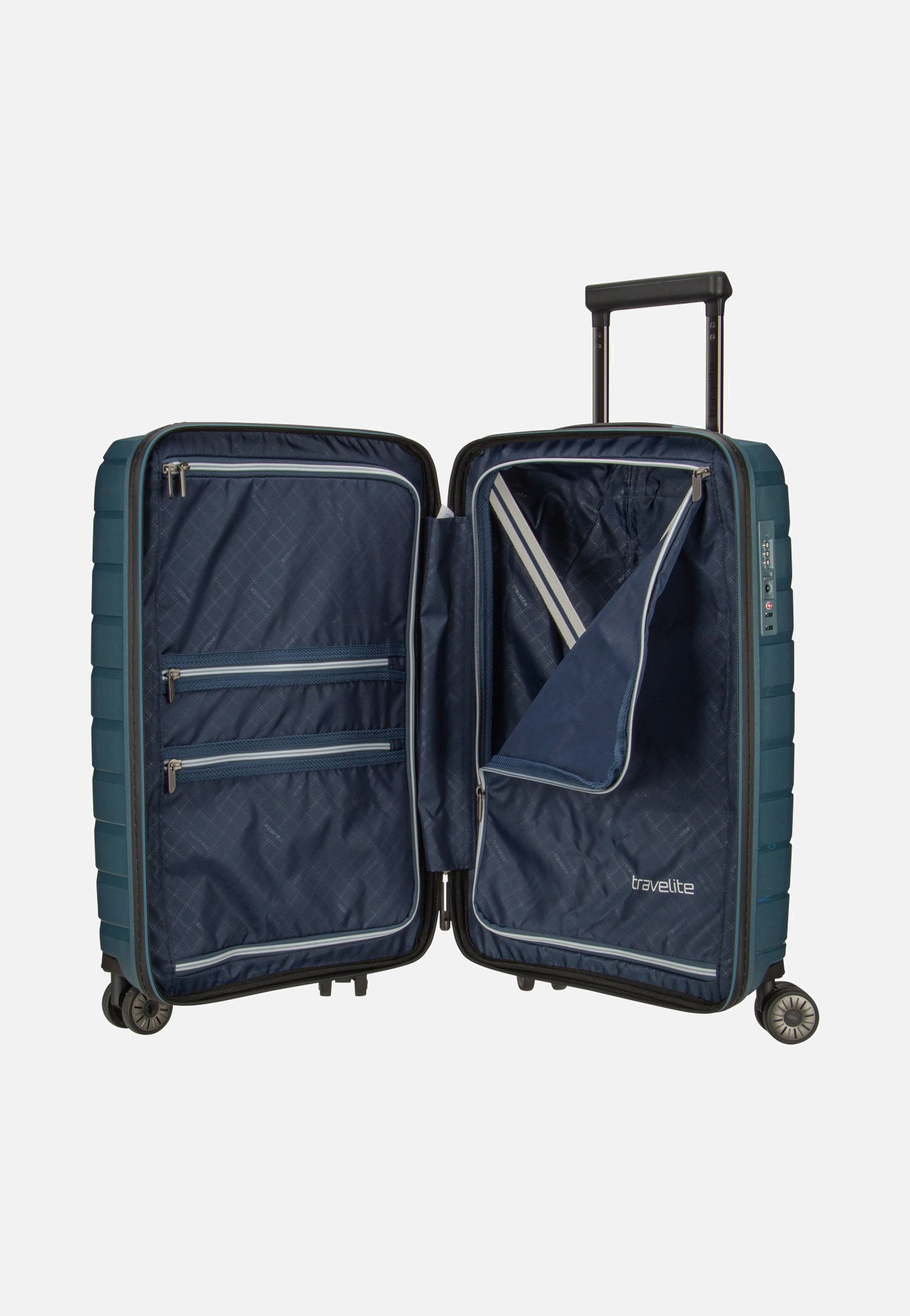 travelite Air Base Trolley 4W S Ice Blue Koffer