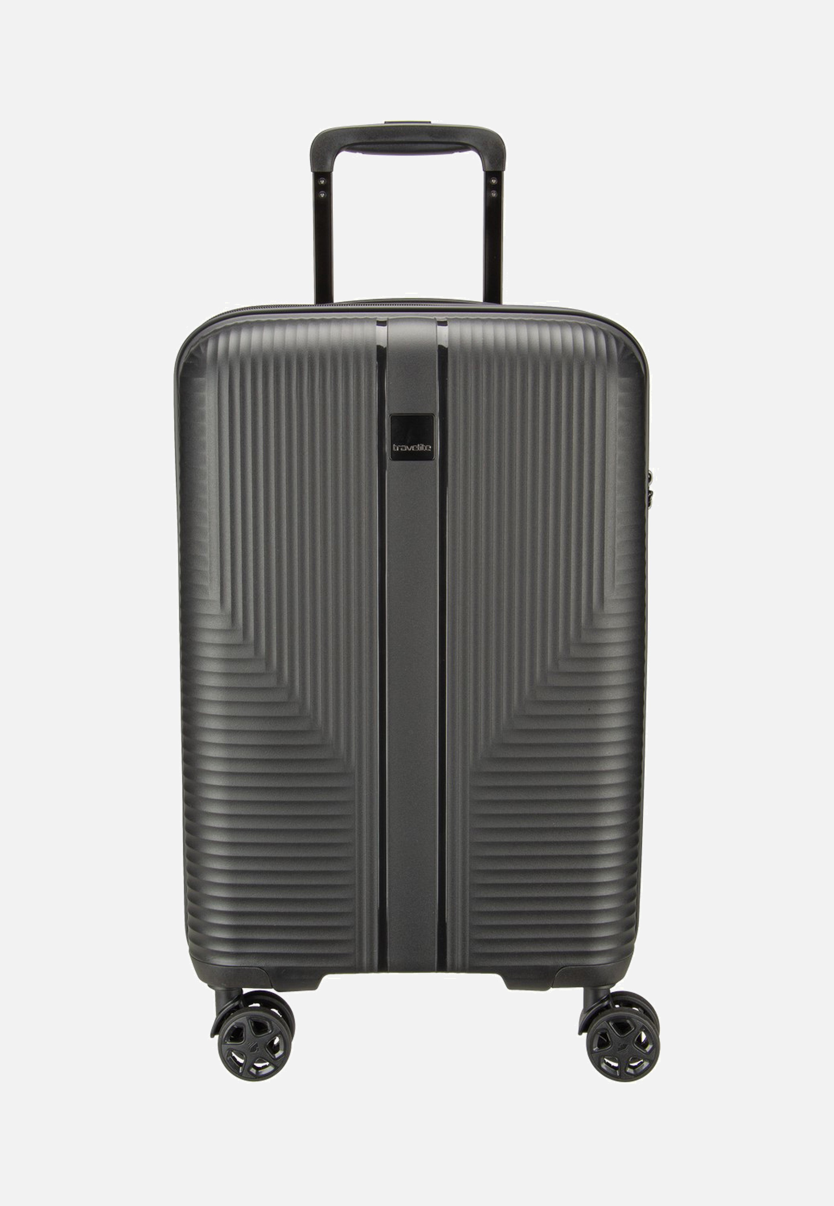 travelite Air Stripe Trolley 4W S Black Koffer