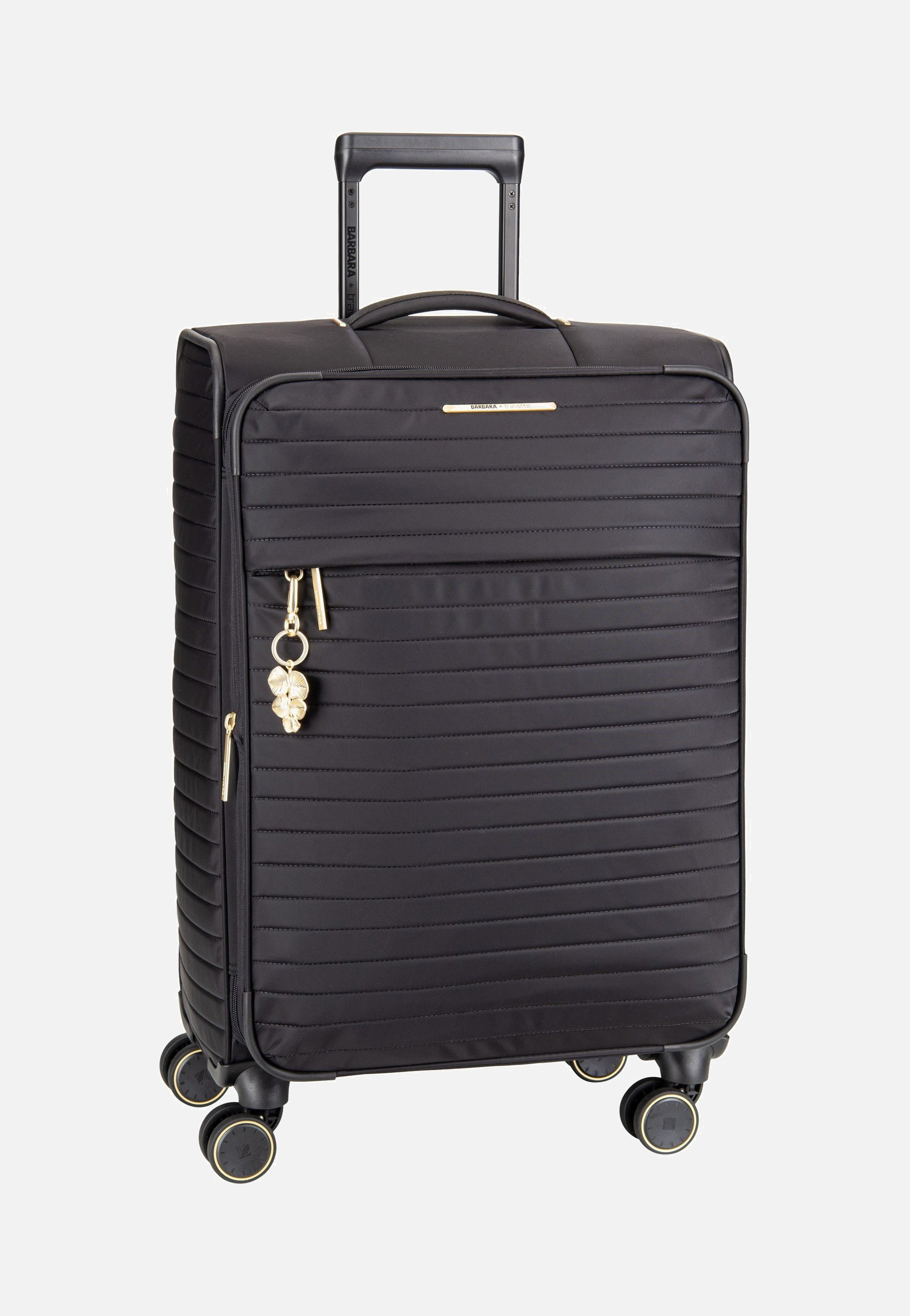 travelite - Barbara Stepp 4W Trolley M Exp Black - Suitcase | Women-Image