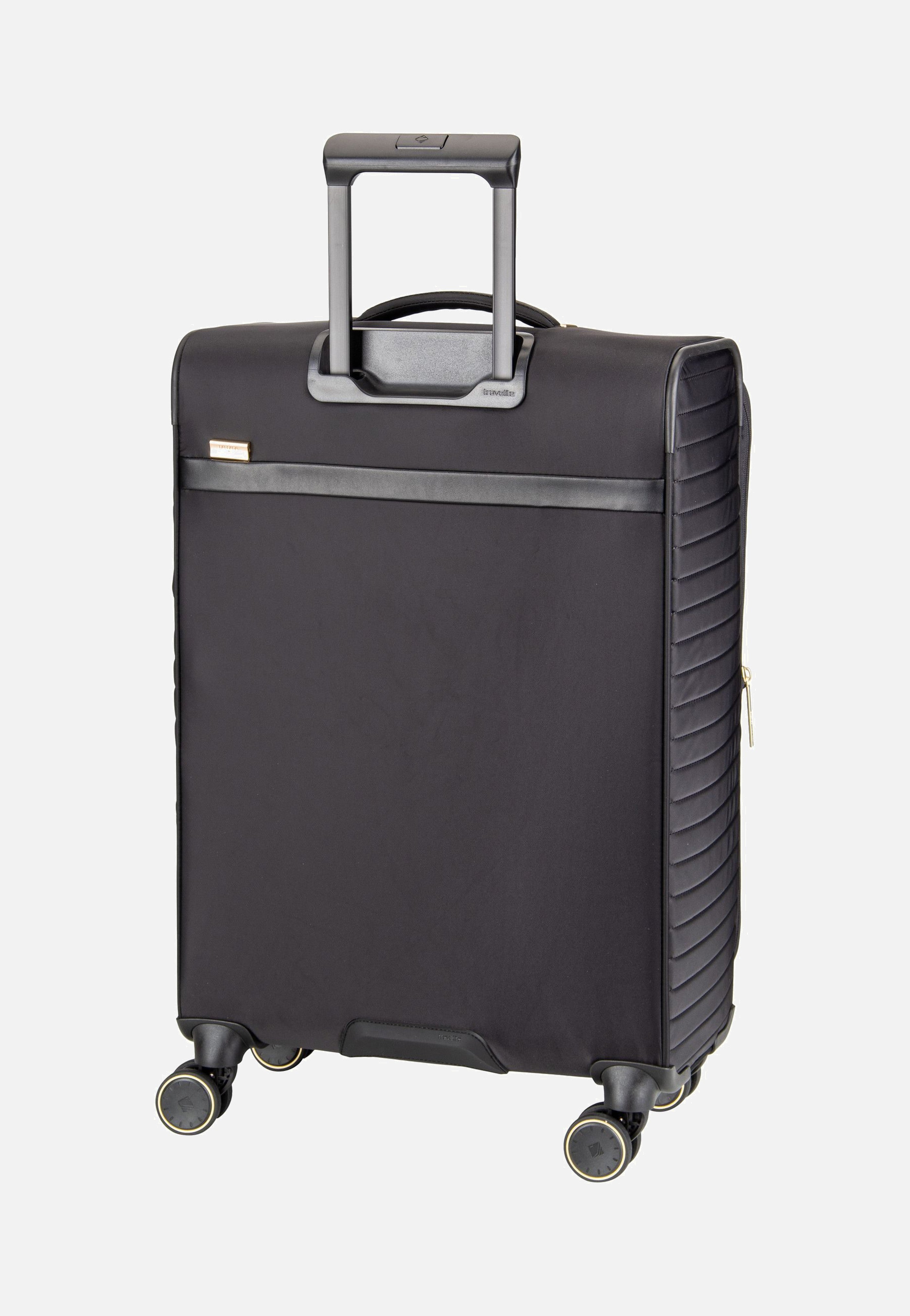 travelite Barbara Stepp 4W Trolley M Exp Black Koffer