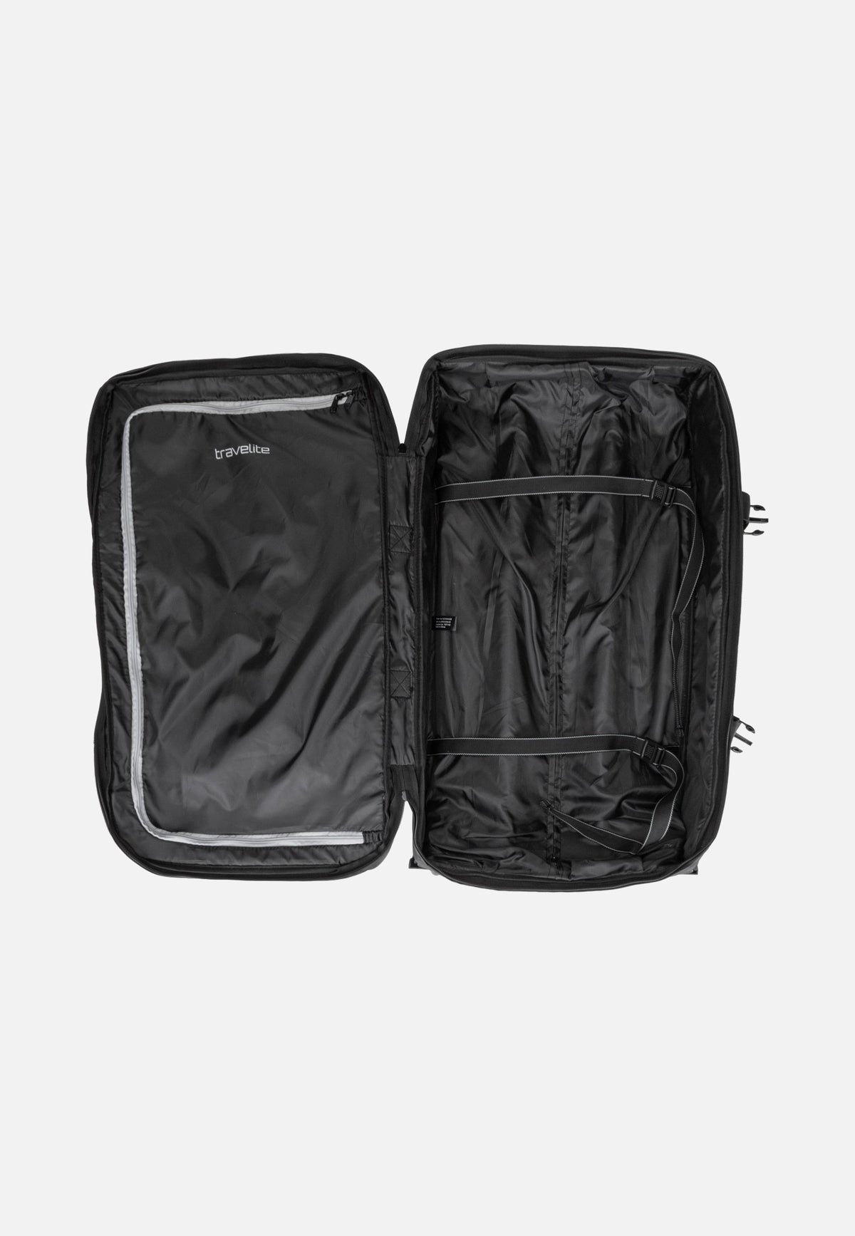 travelite Bolonia Wheeled Duffle L Black Reisetasche mit Rollen