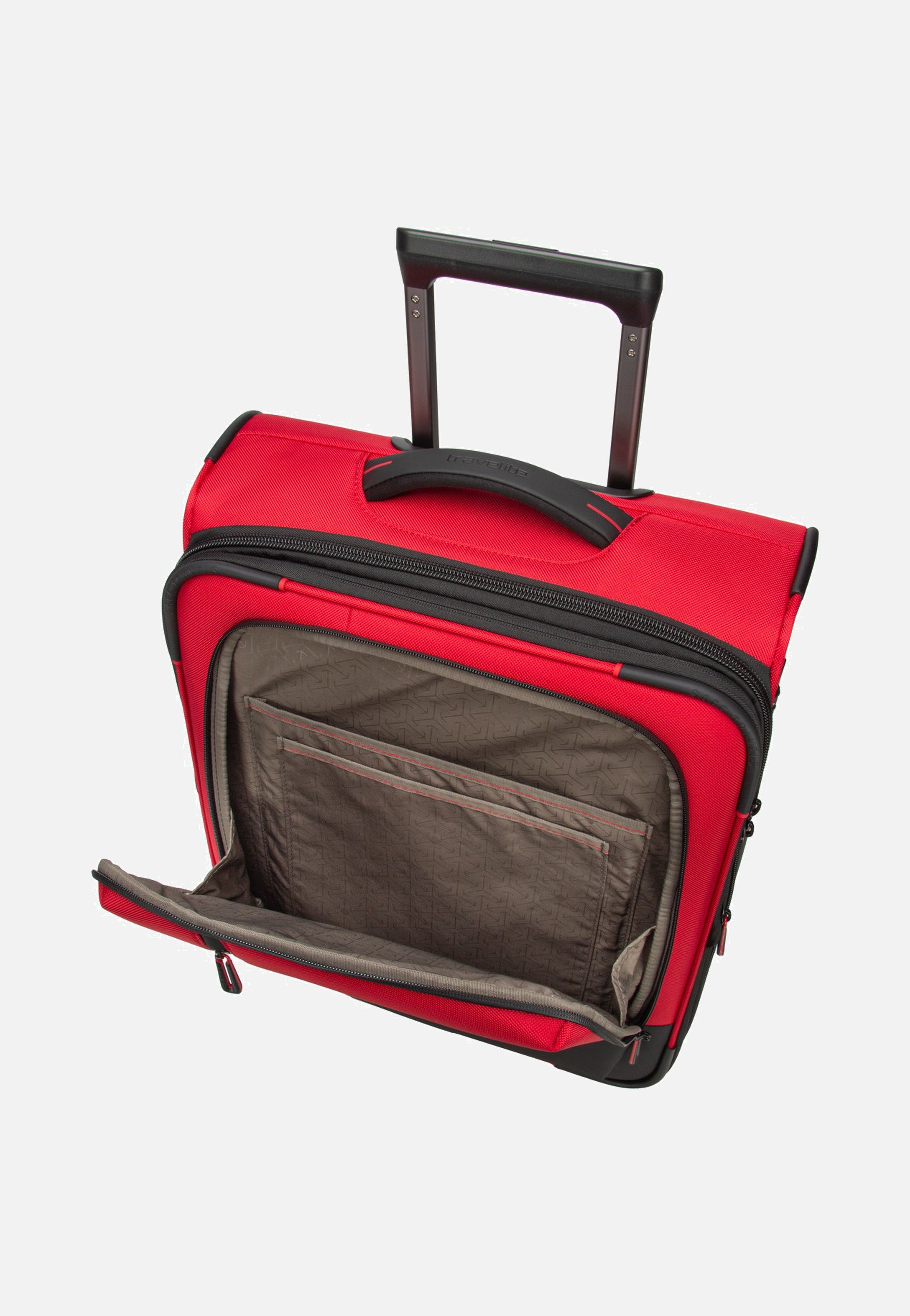 travelite Crosslite 2W Trolley S Red Koffer