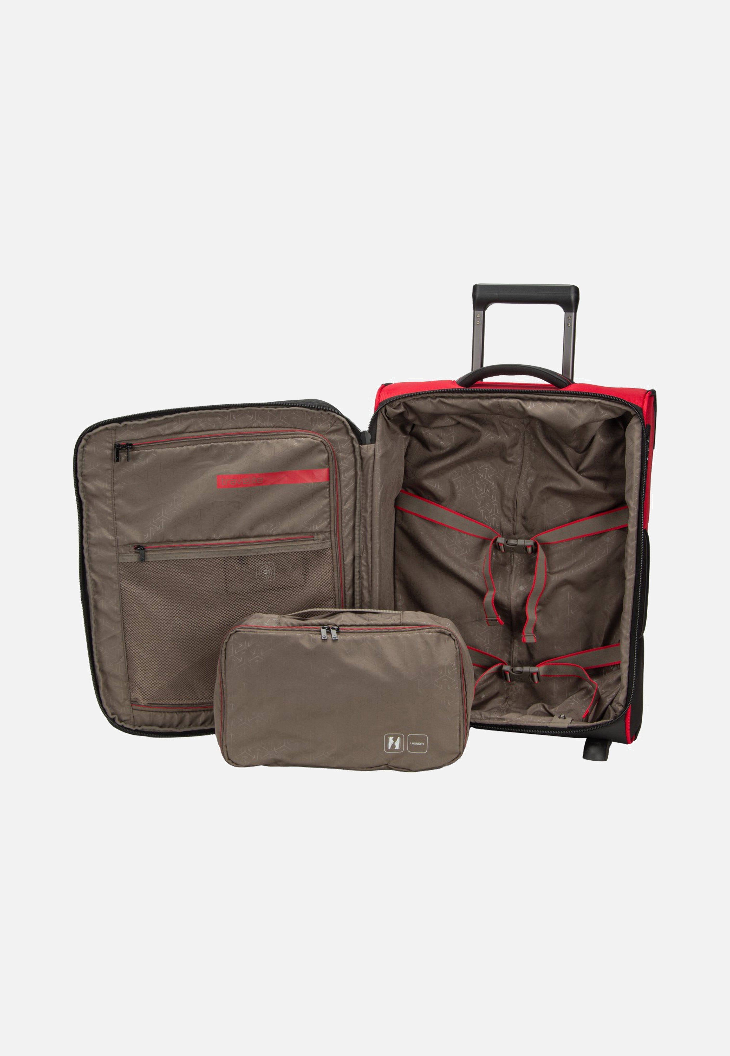 travelite Crosslite 2W Trolley S Red Koffer