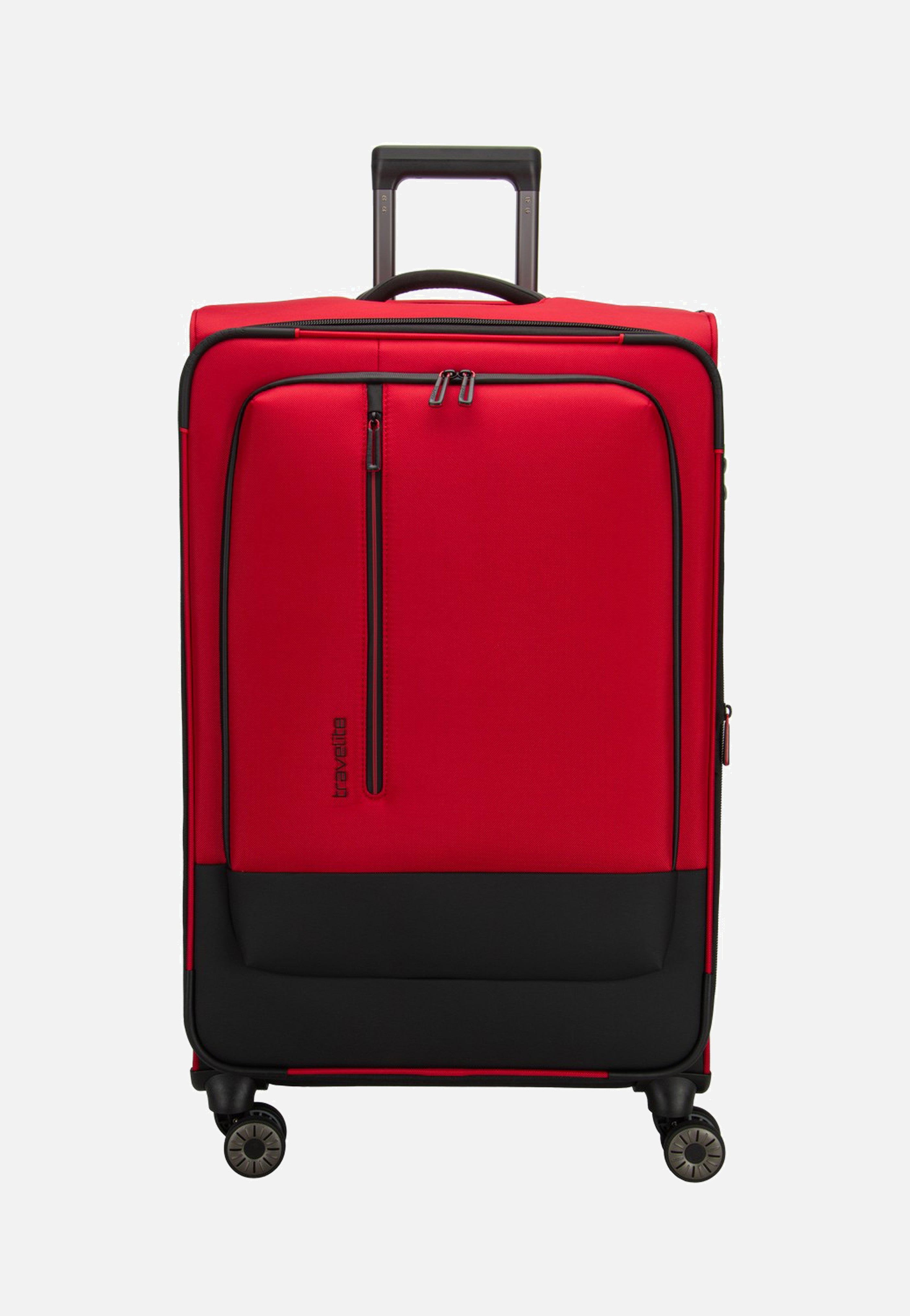 travelite Crosslite 4W Trolley L Exp. Red Koffer