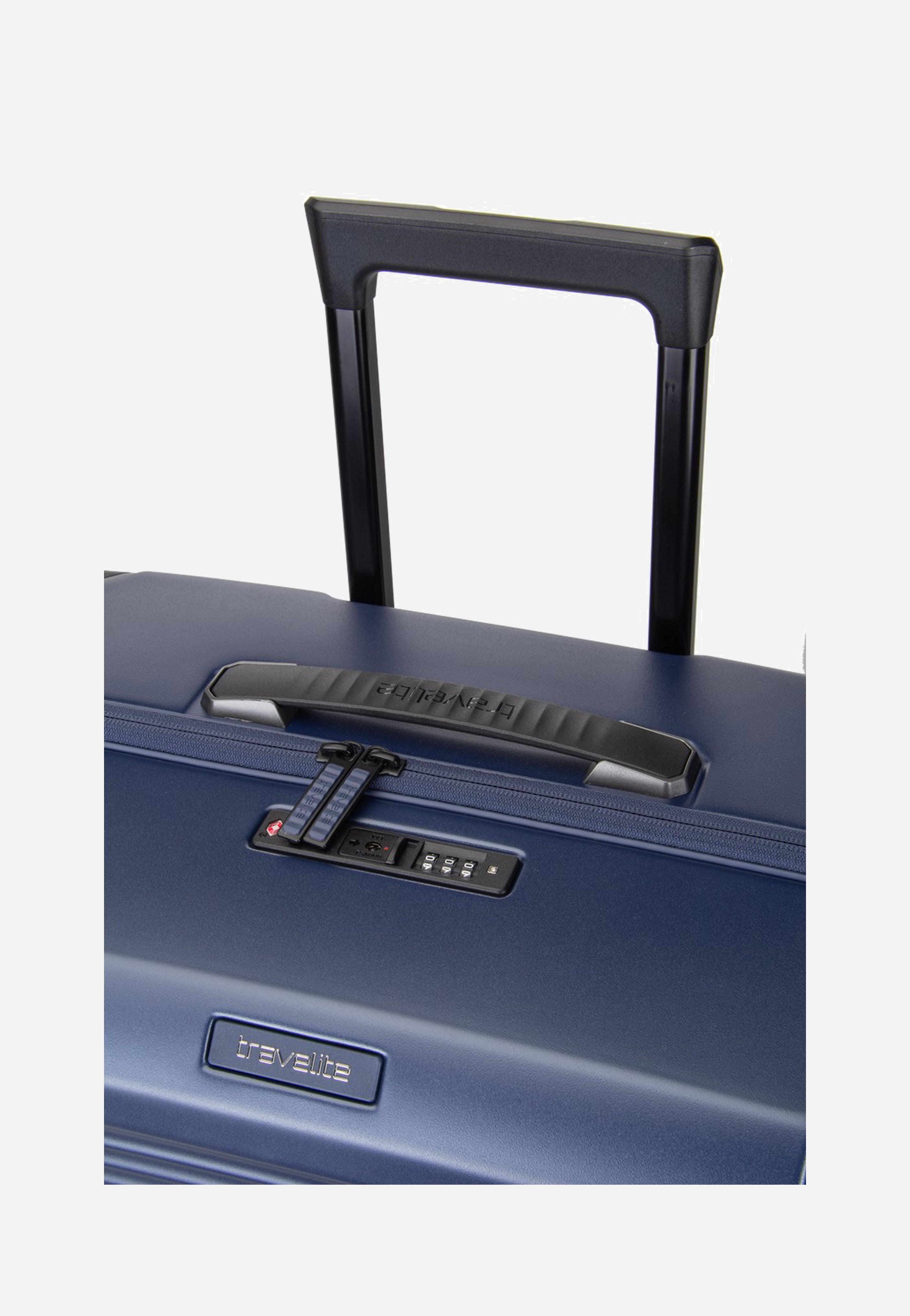 travelite Millennium Trolley 4W L Navy Suitcase