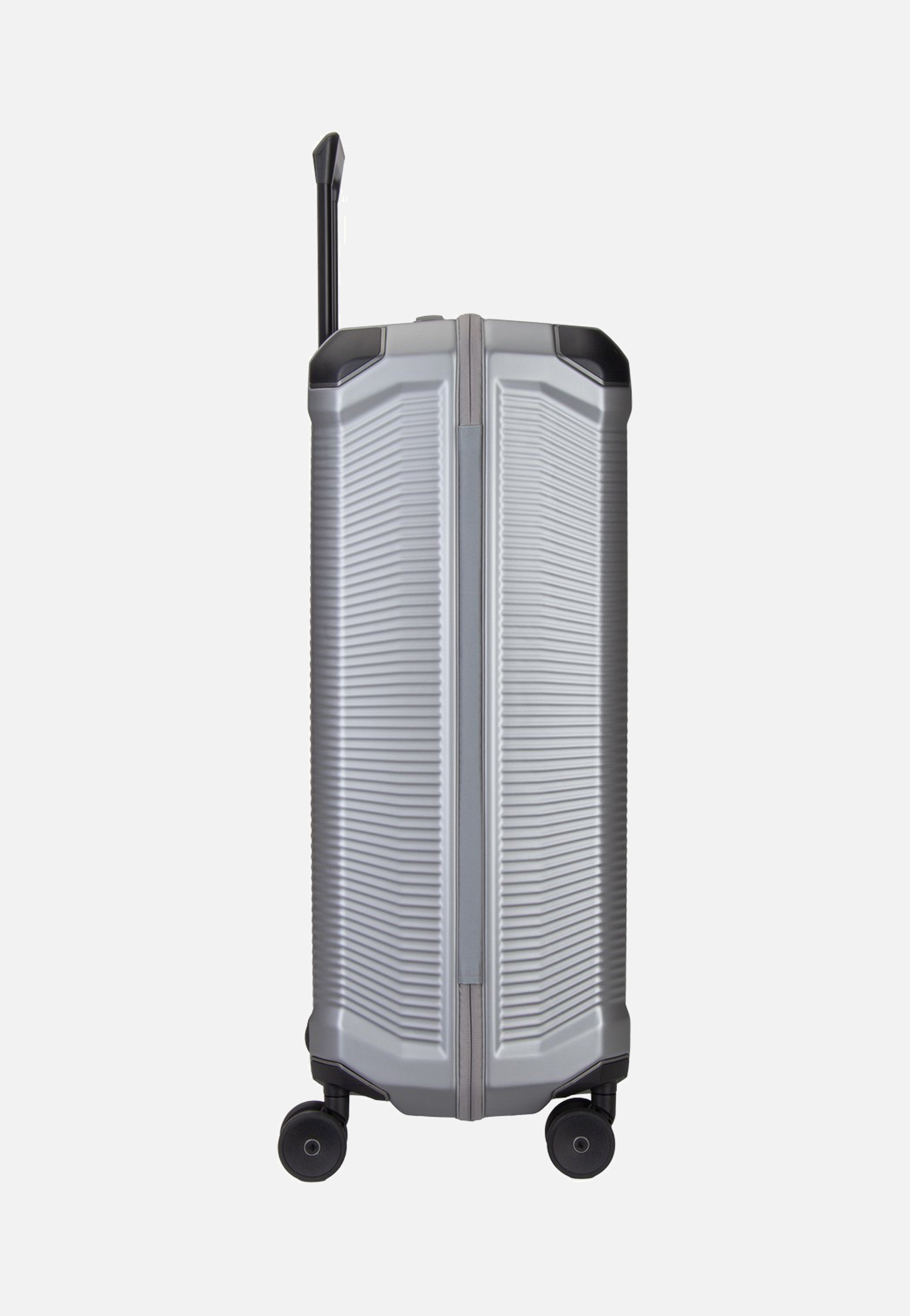travelite Millennium Trolley 4W L Silver Suitcase