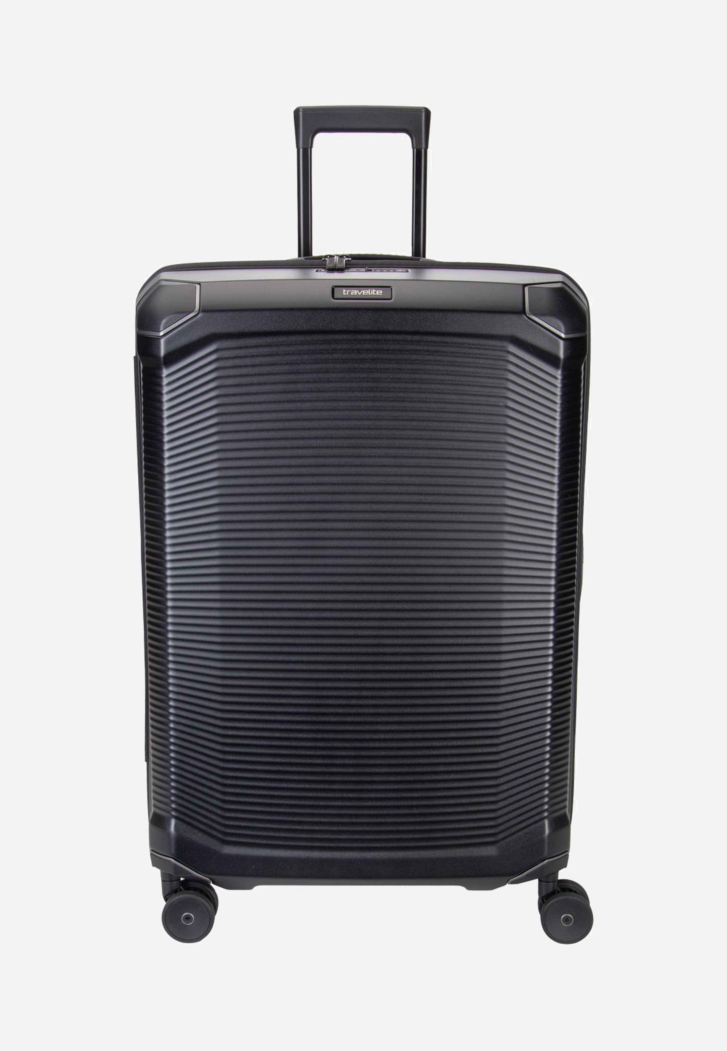travelite Millennium Trolley 4W L Black Koffer