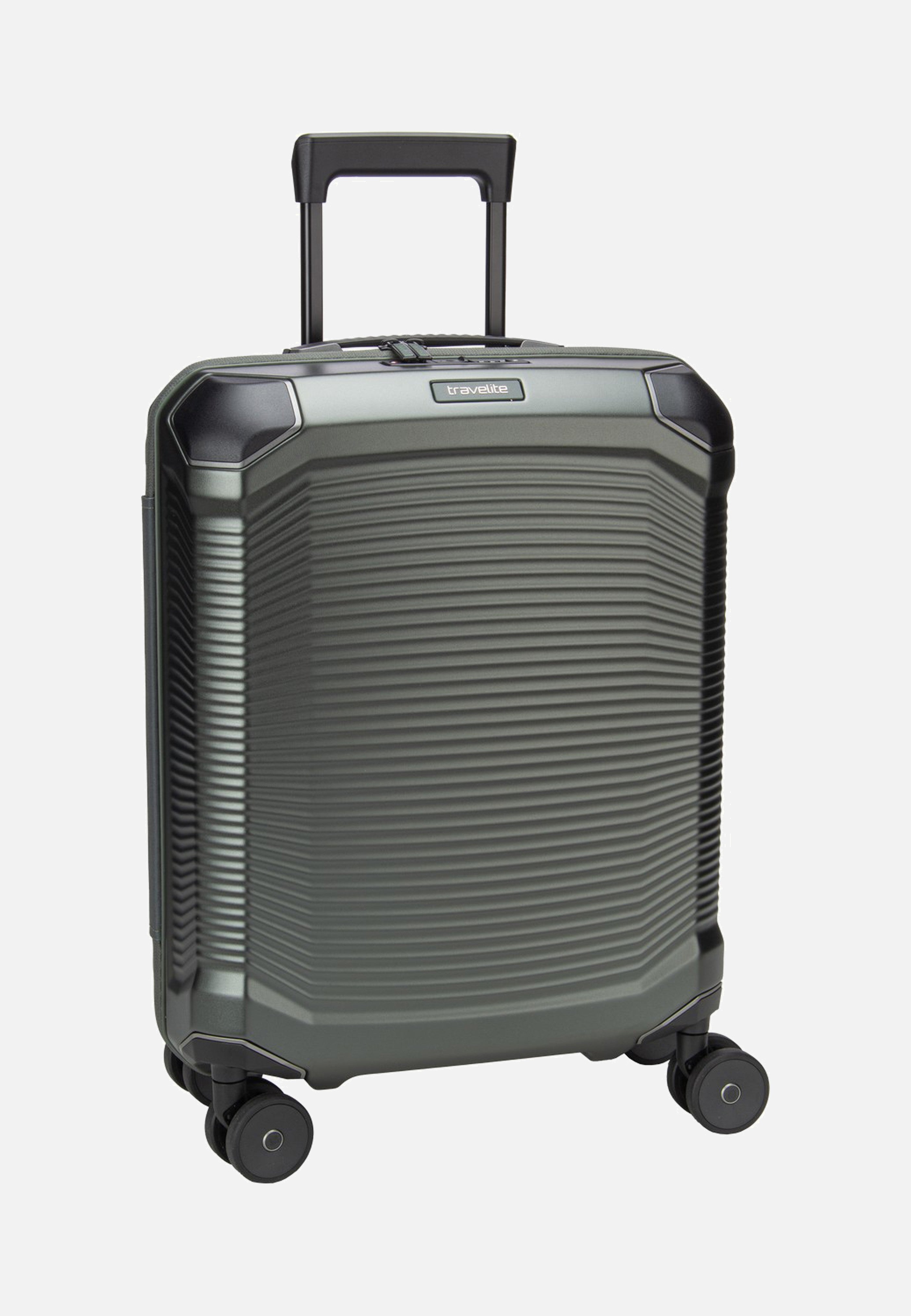 travelite Millennium Trolley 4W S Pine Green Koffer