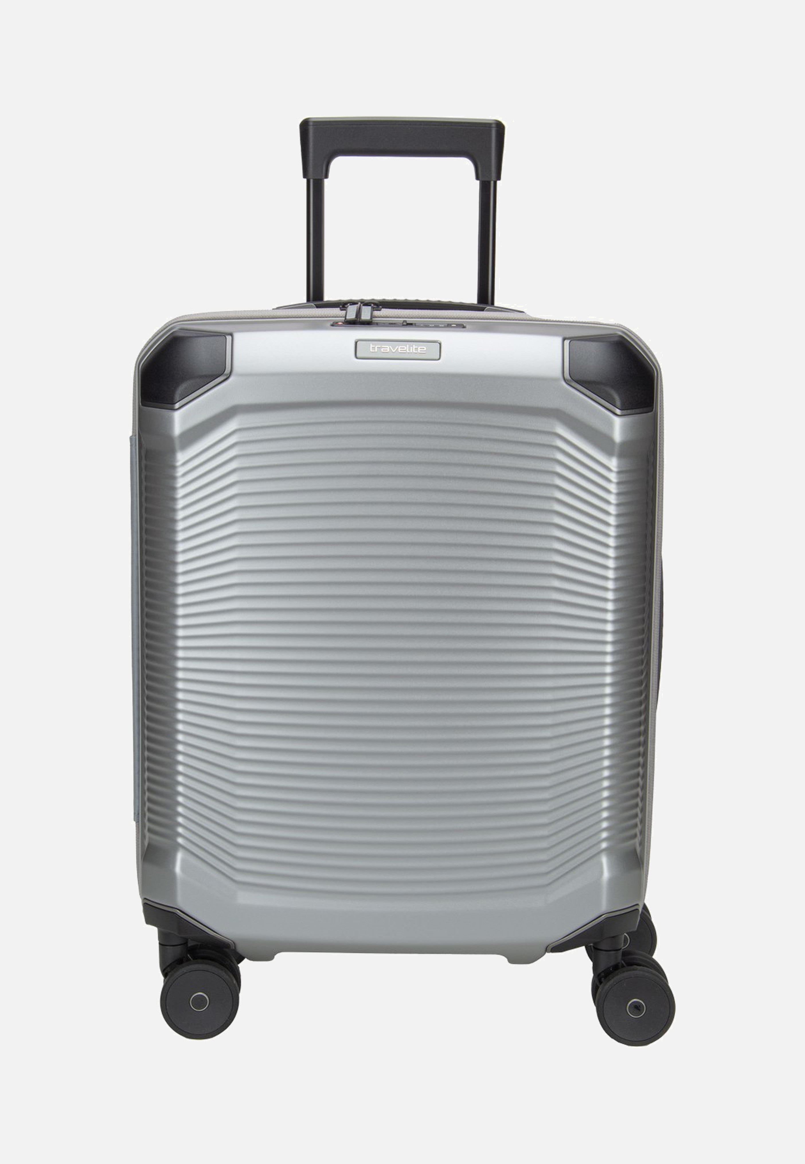 travelite Millennium Trolley 4W S Silver Koffer