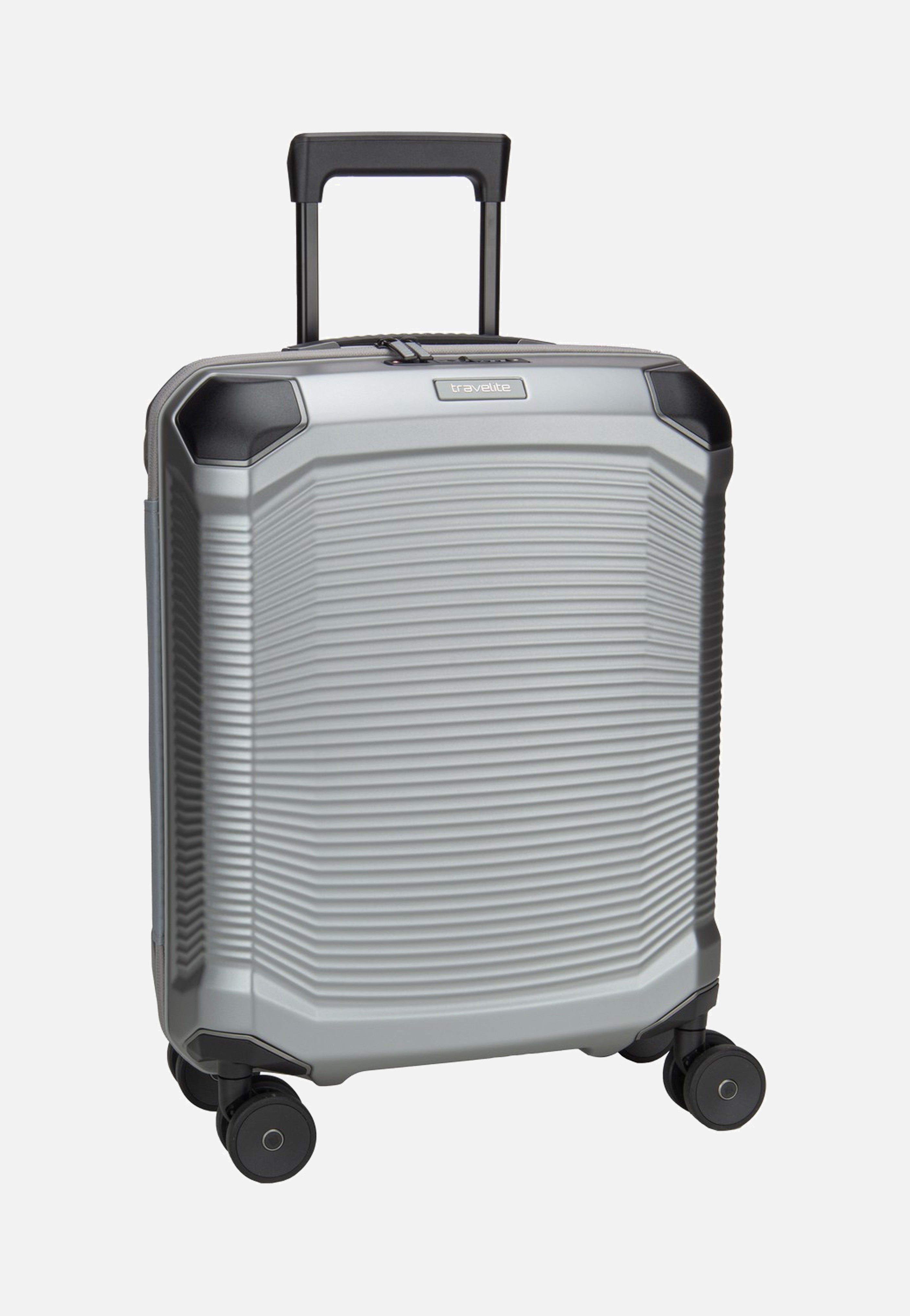 travelite Millennium Trolley 4W S Silver Koffer